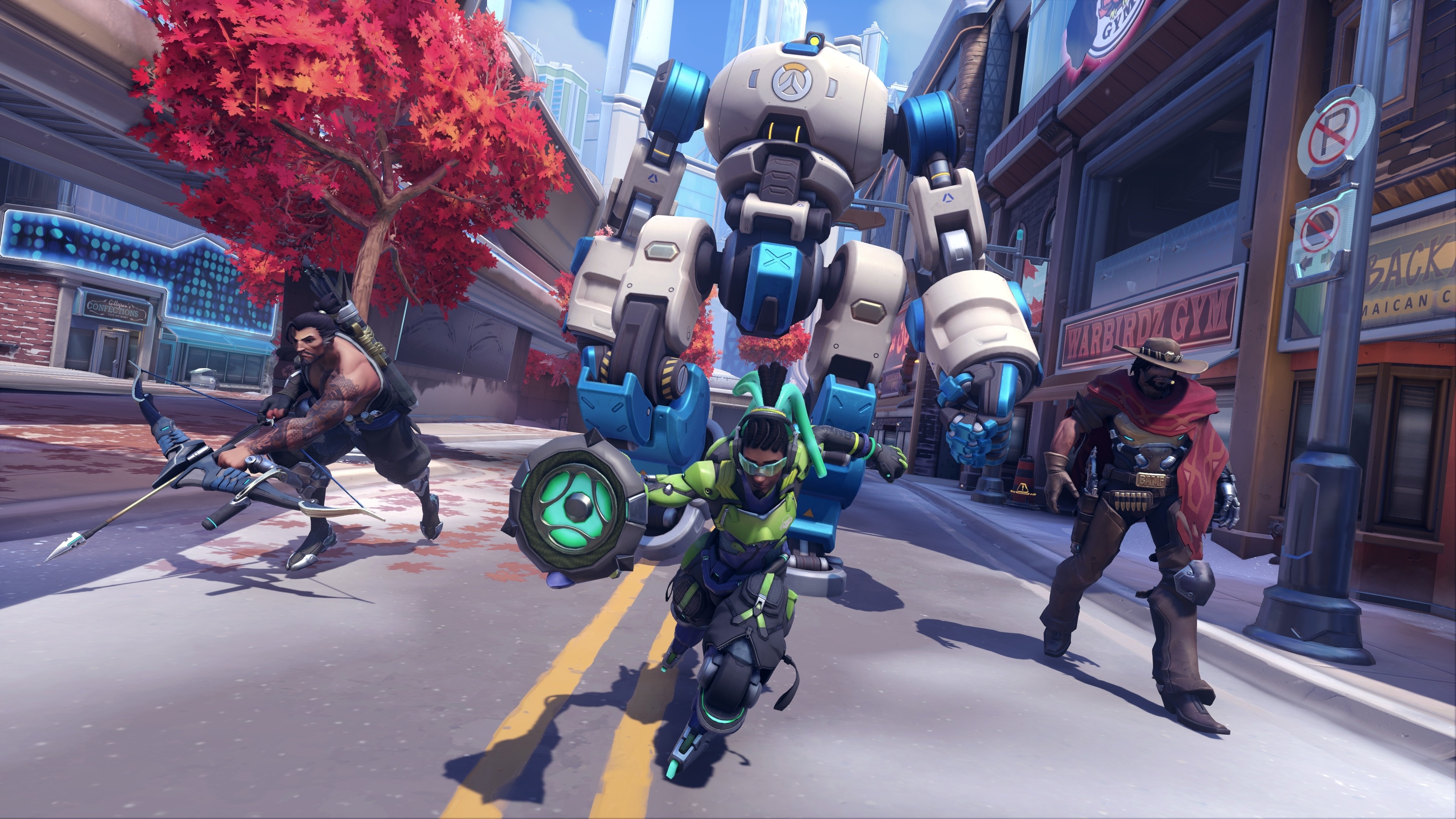 McCree, 4K Hanzo Overwatch wallpapers, Dynamic artwork, Epic showdowns, 3840x2160 4K Desktop
