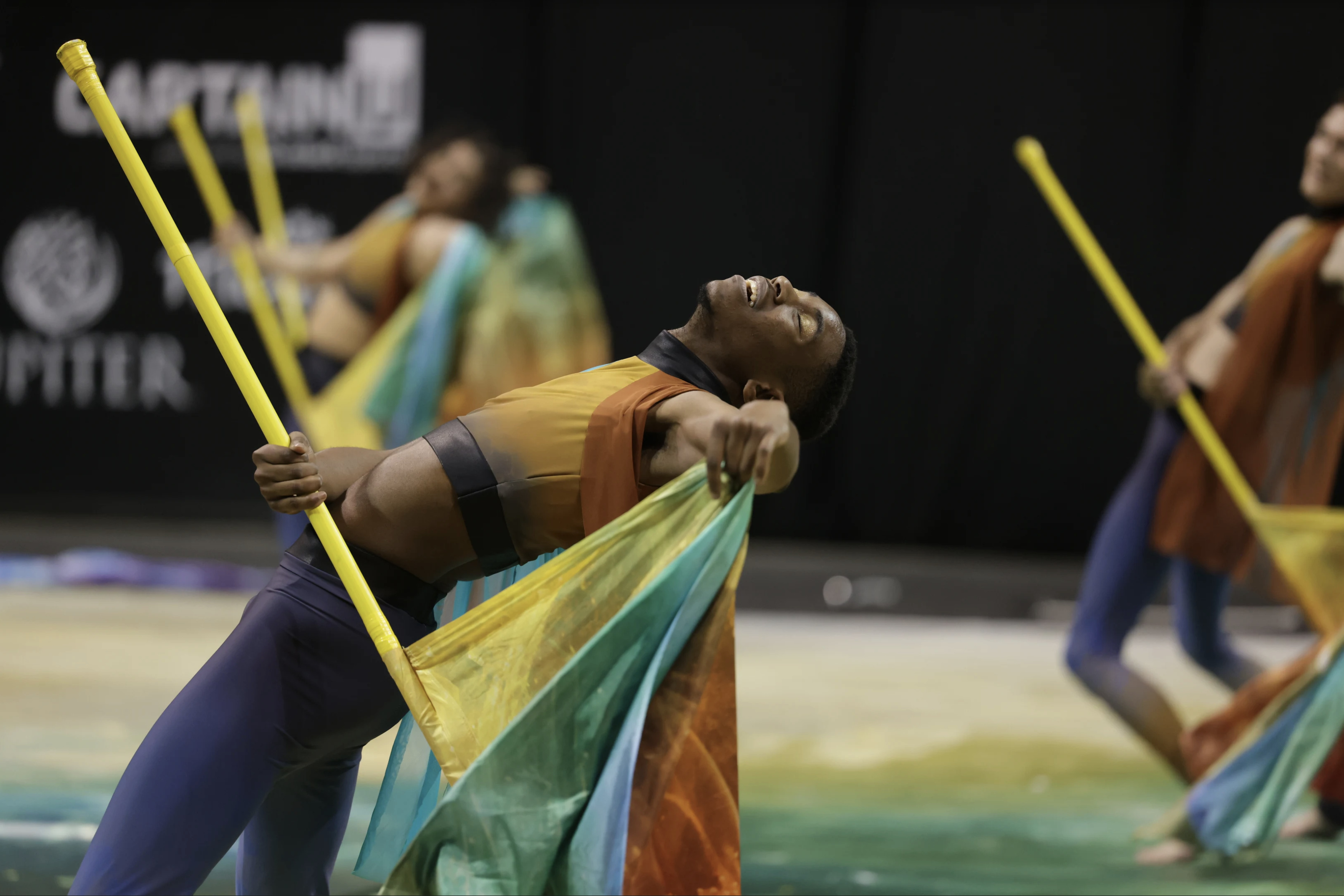 Color Guard, Flag spinning, 2022 IA class finalists, WGI, 3200x2130 HD Desktop