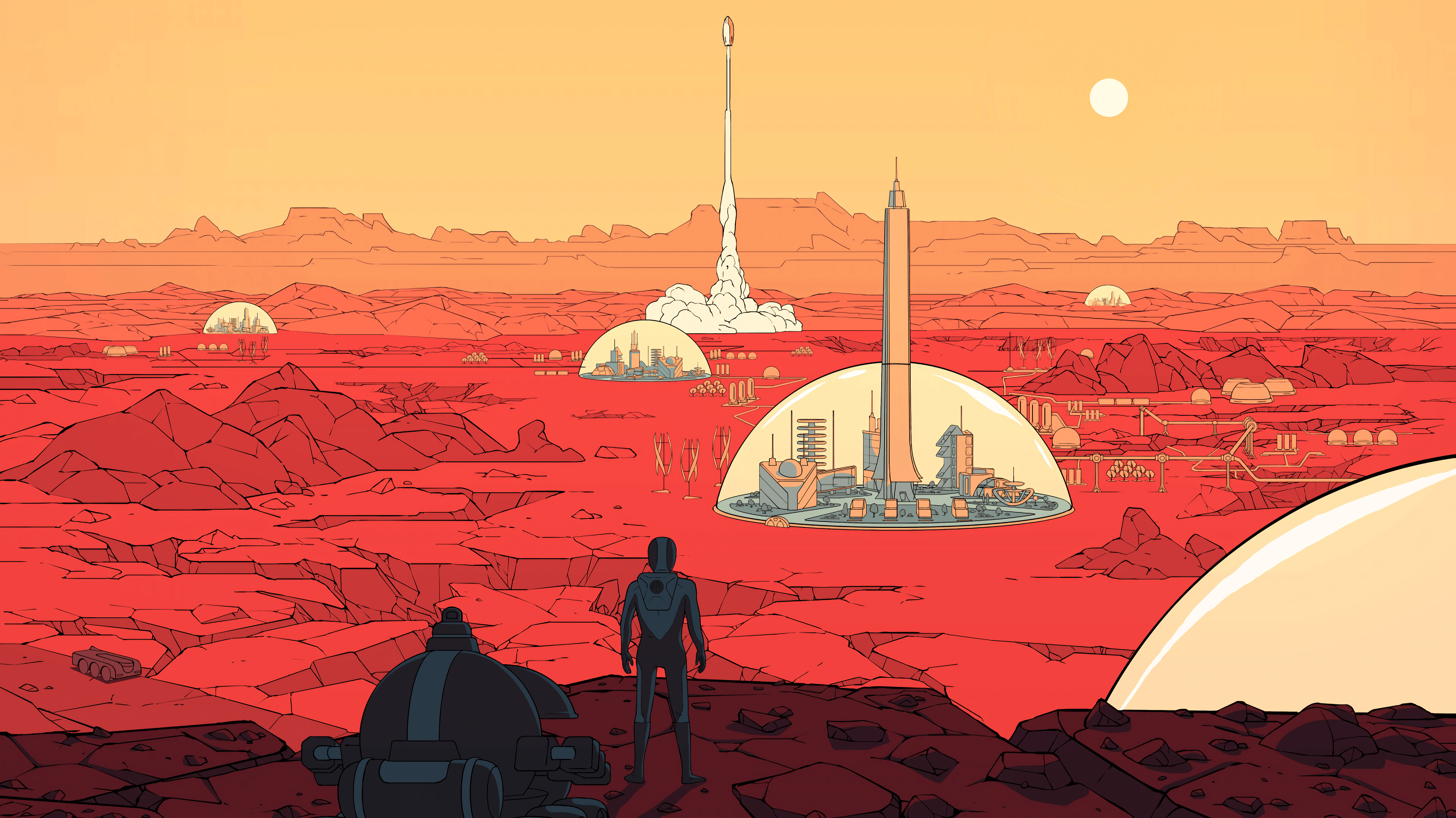 Colonization, Mars Wallpaper, 3840x2160 4K Desktop