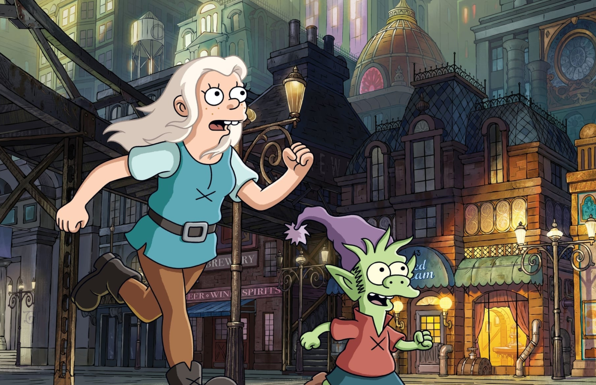 Disenchantment, Images free download, Animated fantasy, HD, 2000x1300 HD Desktop