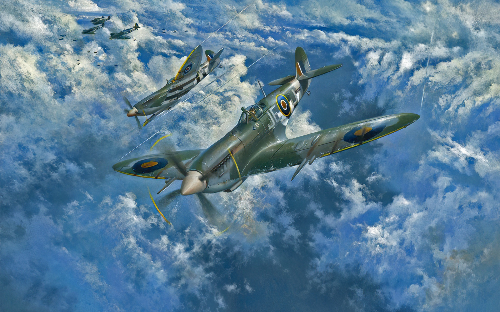 Spitfire wallpapers, British fighter, WWII aircraft, High-quality HD pictures, 1920x1200 HD Desktop