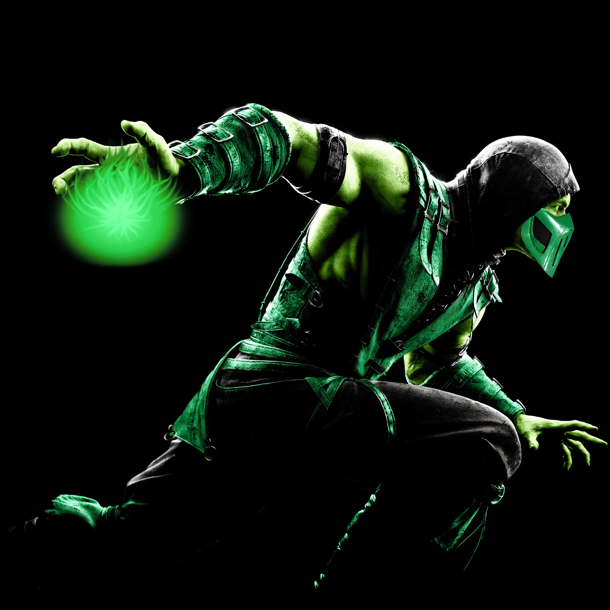 Reptile, Mortal Kombat X, Wyruzzah, HD wallpapers, 2000x2000 HD Phone