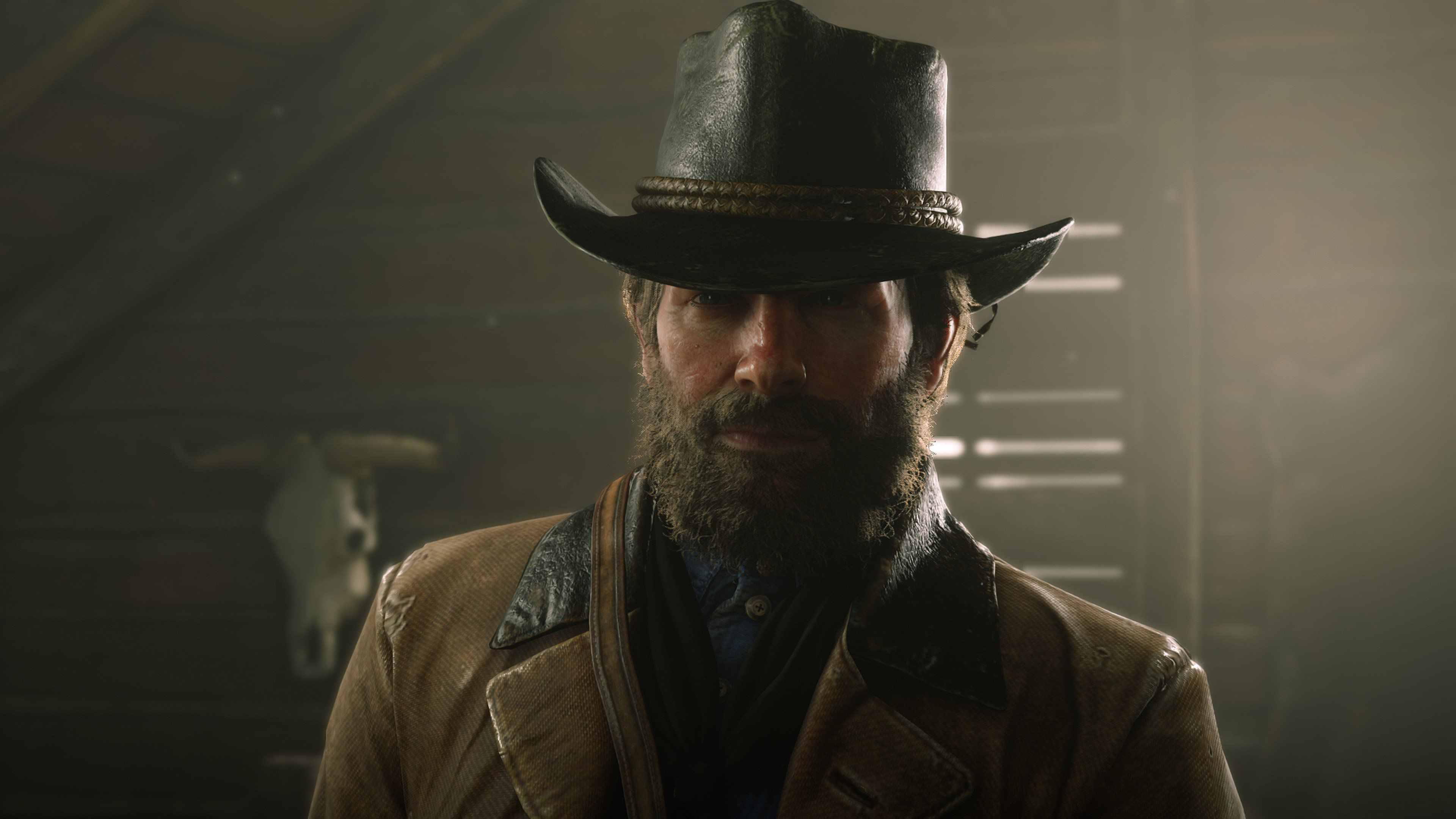Arthur Morgan, Red Dead Redemption 2, Arthur Morgan's hat, 4K Desktop wallpaper