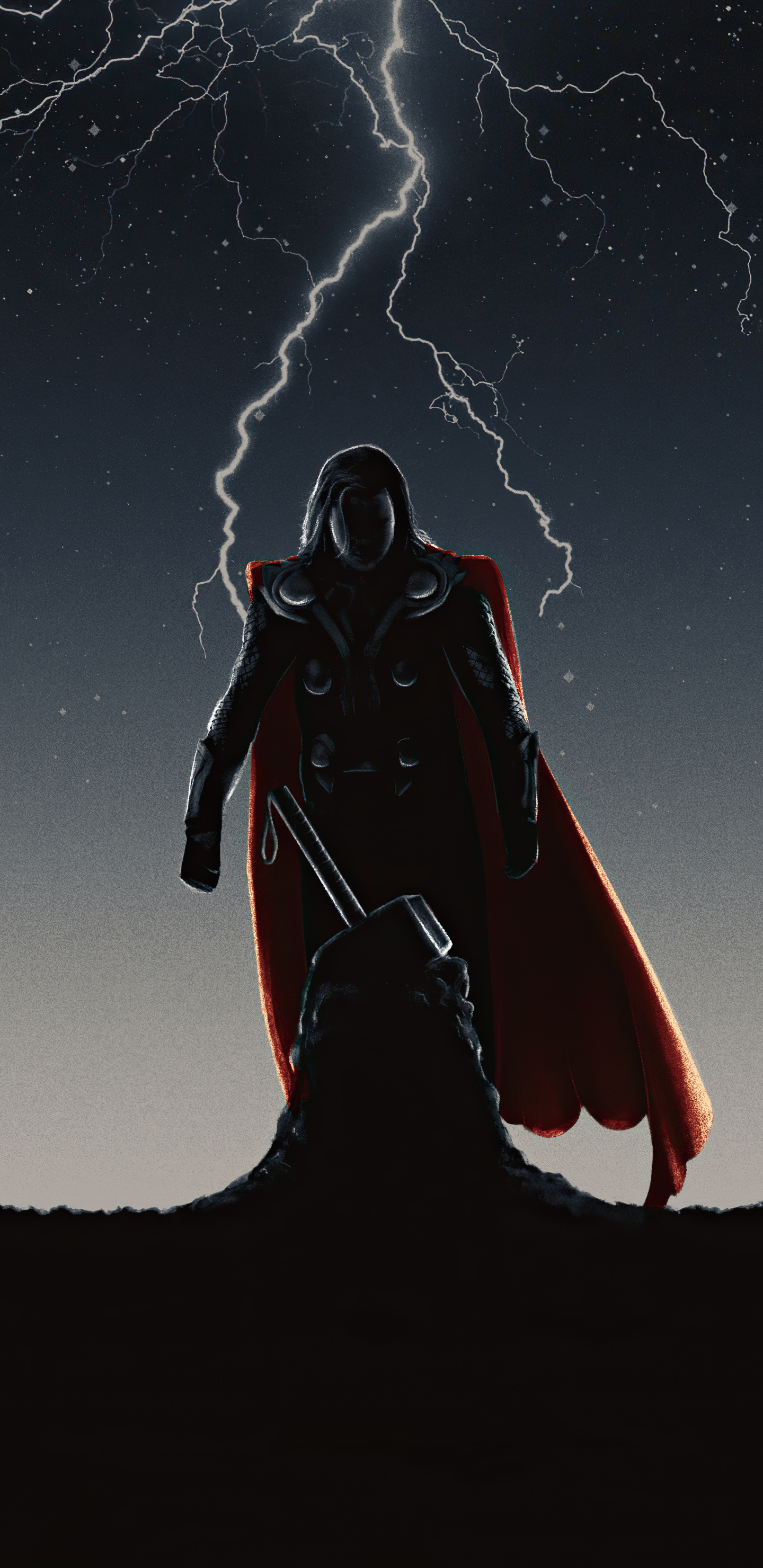 Thor, Picking up Mjolnir, Samsung Galaxy, 1440x2960 HD Phone