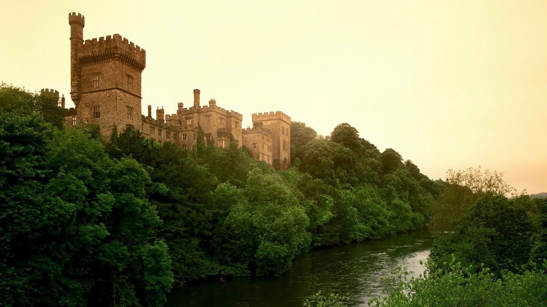 Lismore Castle, Irish Castle Wallpaper, 1920x1080 Full HD Desktop