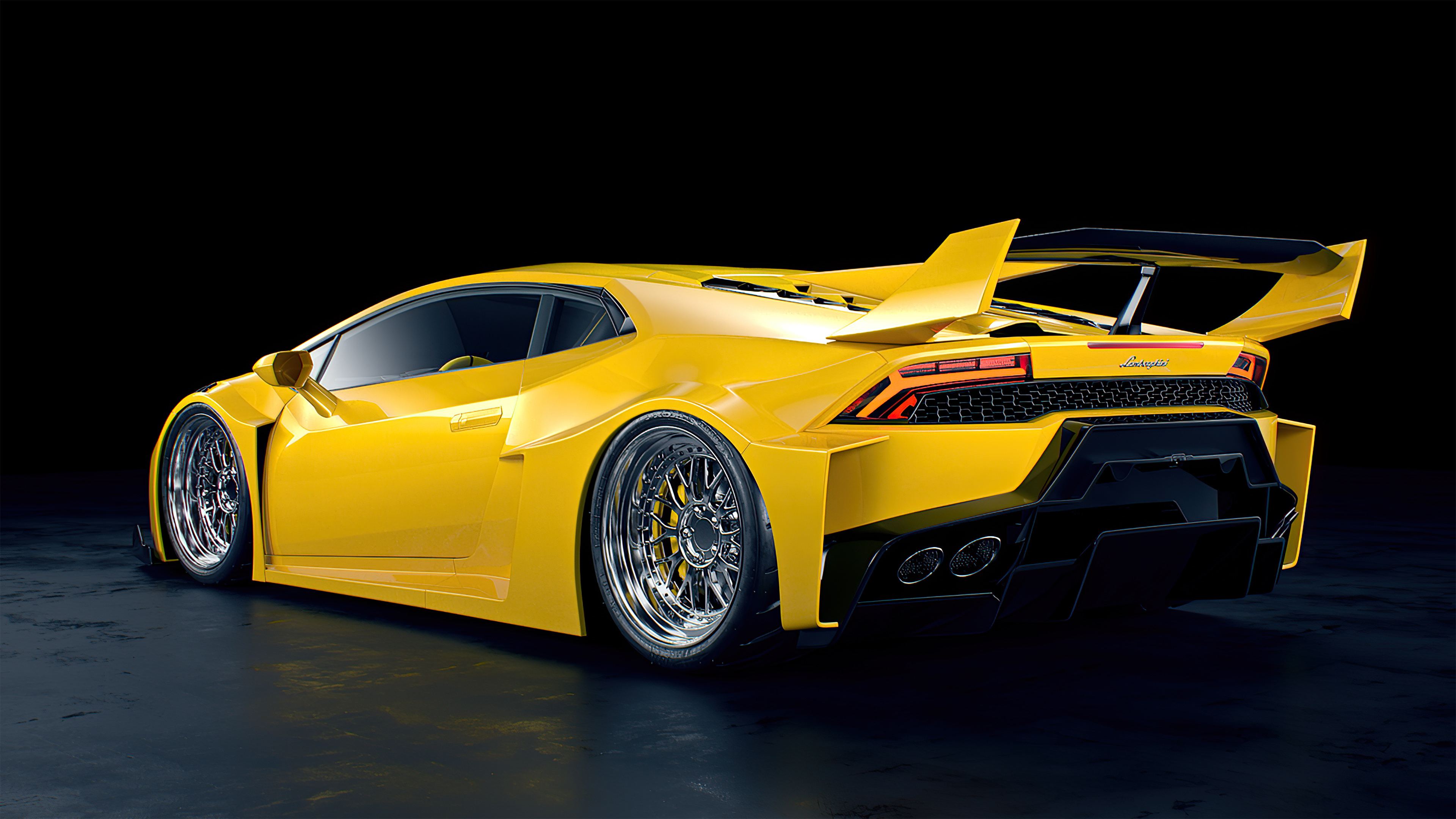 LB-Works, Lamborghini Huracan Wallpaper, 3840x2160 4K Desktop