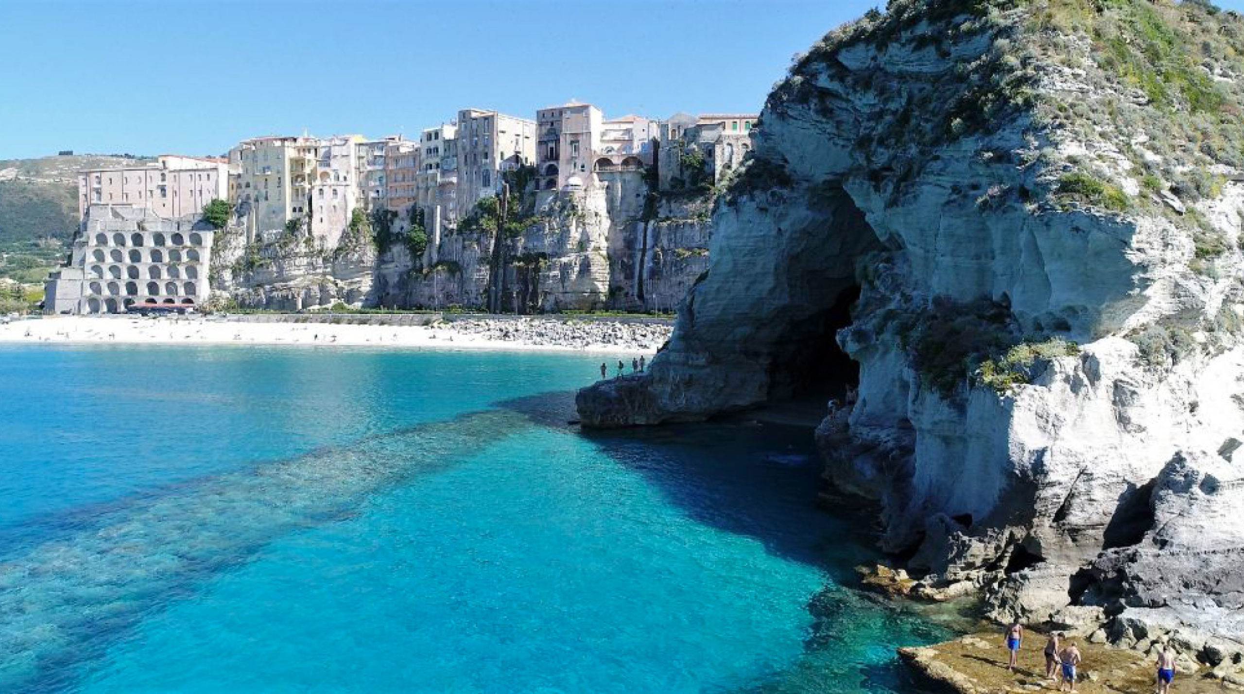 Tropea Port, Harbor, Tourism, 2560x1430 HD Desktop