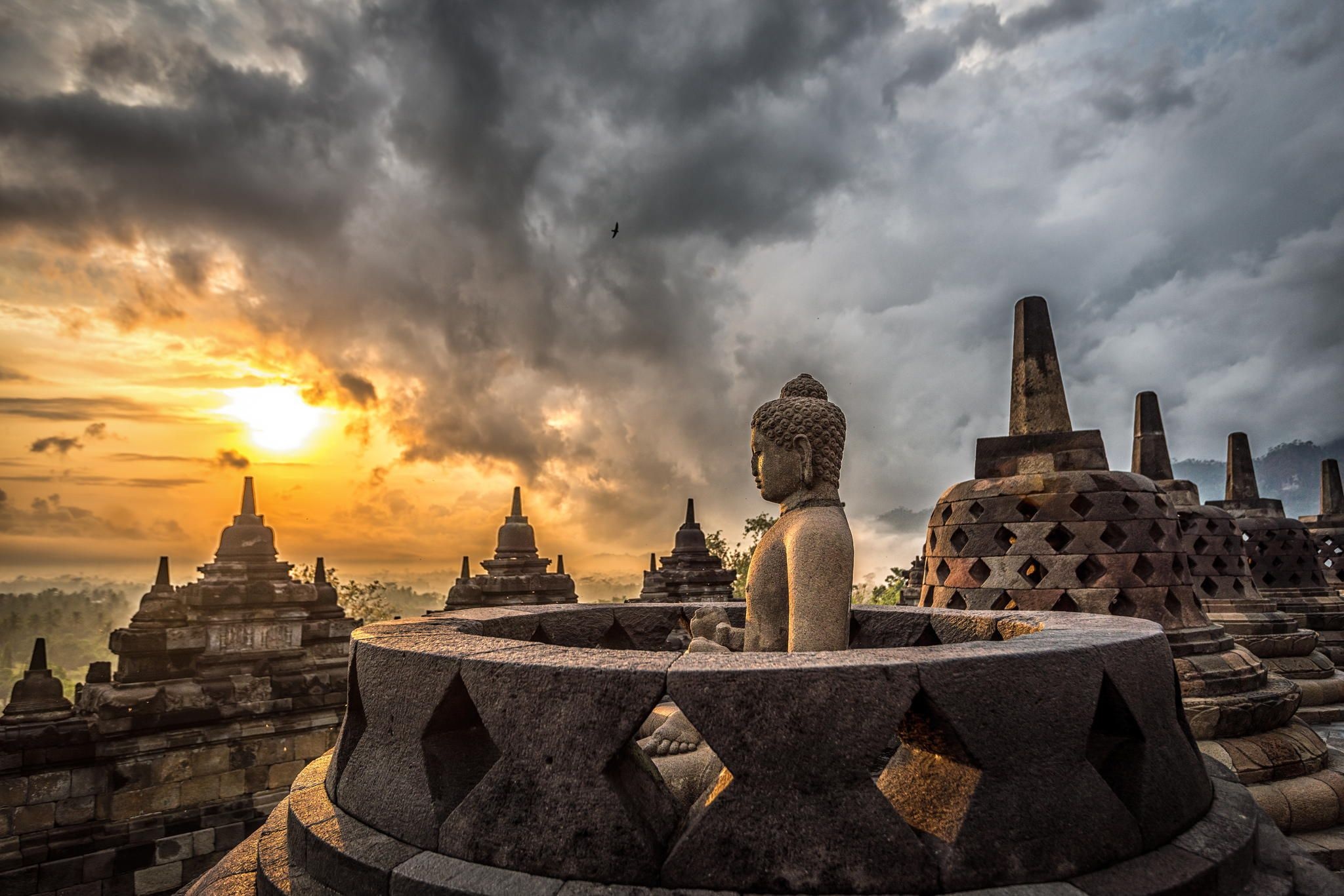 Borobudur sunrise borobudur temple, Borobudur temple borobudur, Temple borobudur indonesia, Borobudur indonesia travel, 2050x1370 HD Desktop