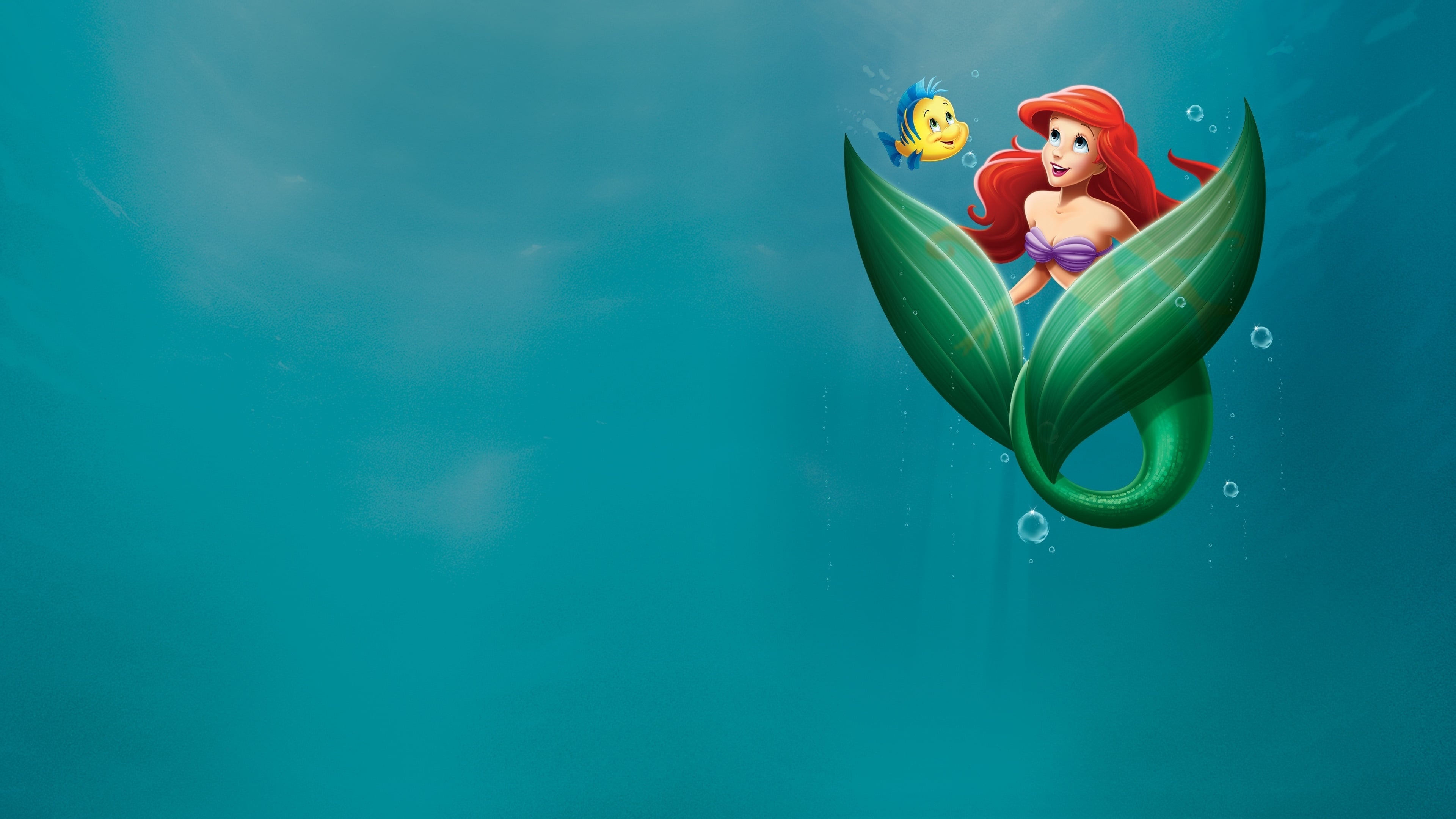 Ariel, The Little Mermaid, 1989, Database, 3840x2160 4K Desktop