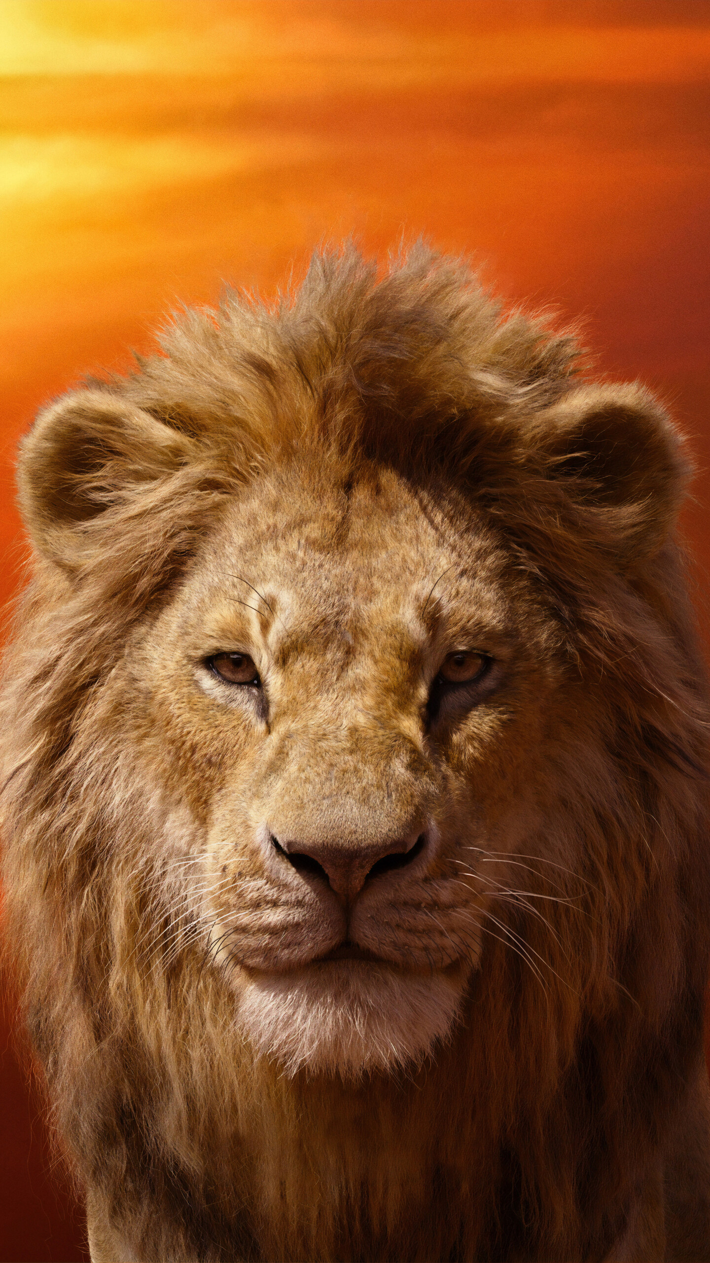 Simba, The Lion King Wallpaper, 1440x2560 HD Phone