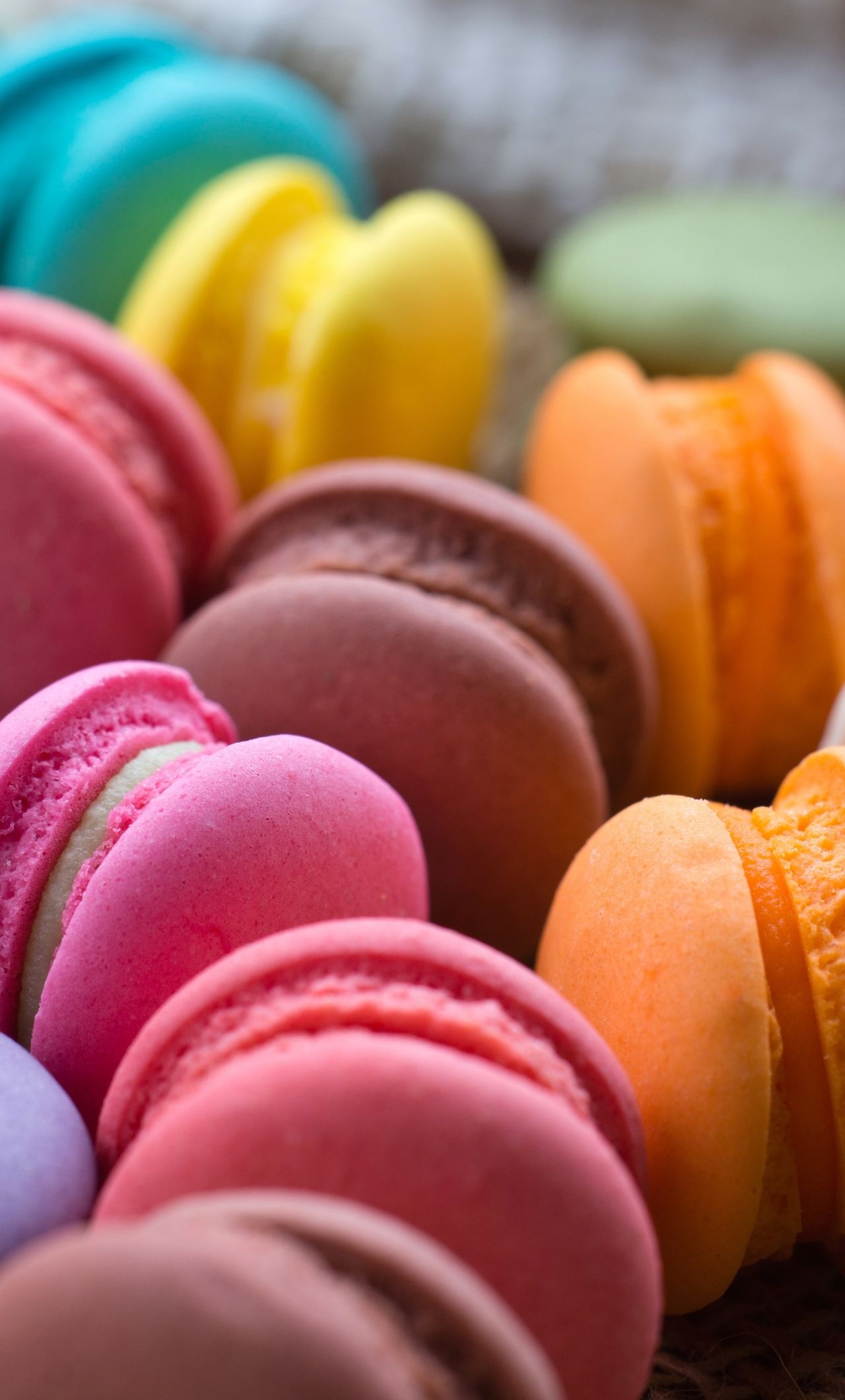 Stunning macaron wallpapers, Trendy iPhone backgrounds, Cool and stylish, Macaron-inspired design, 1280x2120 HD Phone