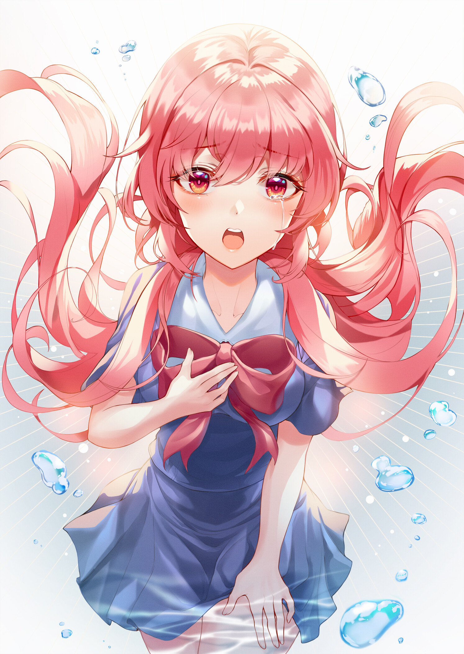 Gasai Yuno, gasai yuno mirai nikki, mobile wallpaper, 1500x2110 HD Phone