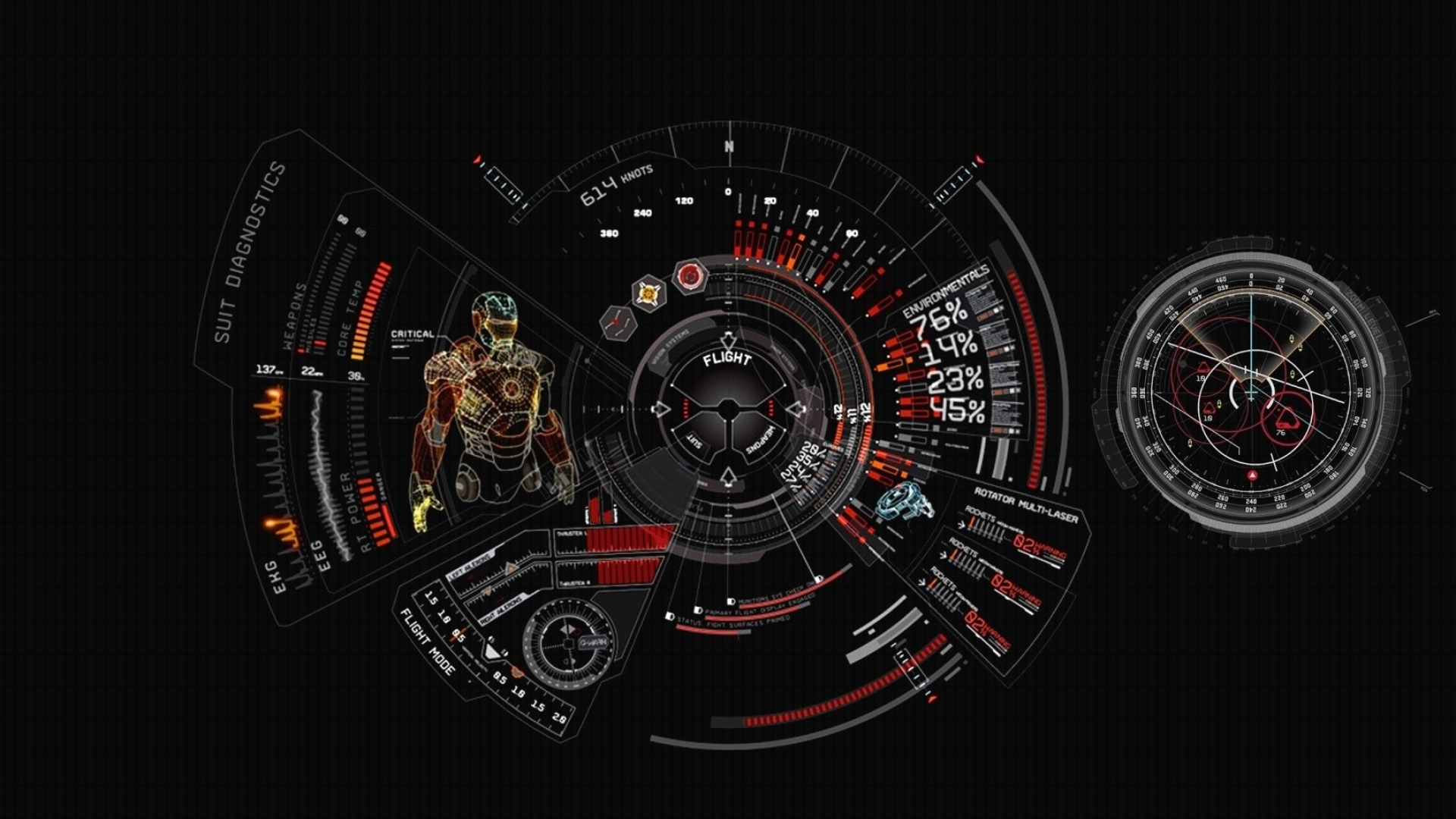 Suit diagnostic, Jarvis (Iron Man) Wallpaper, 1920x1080 Full HD Desktop