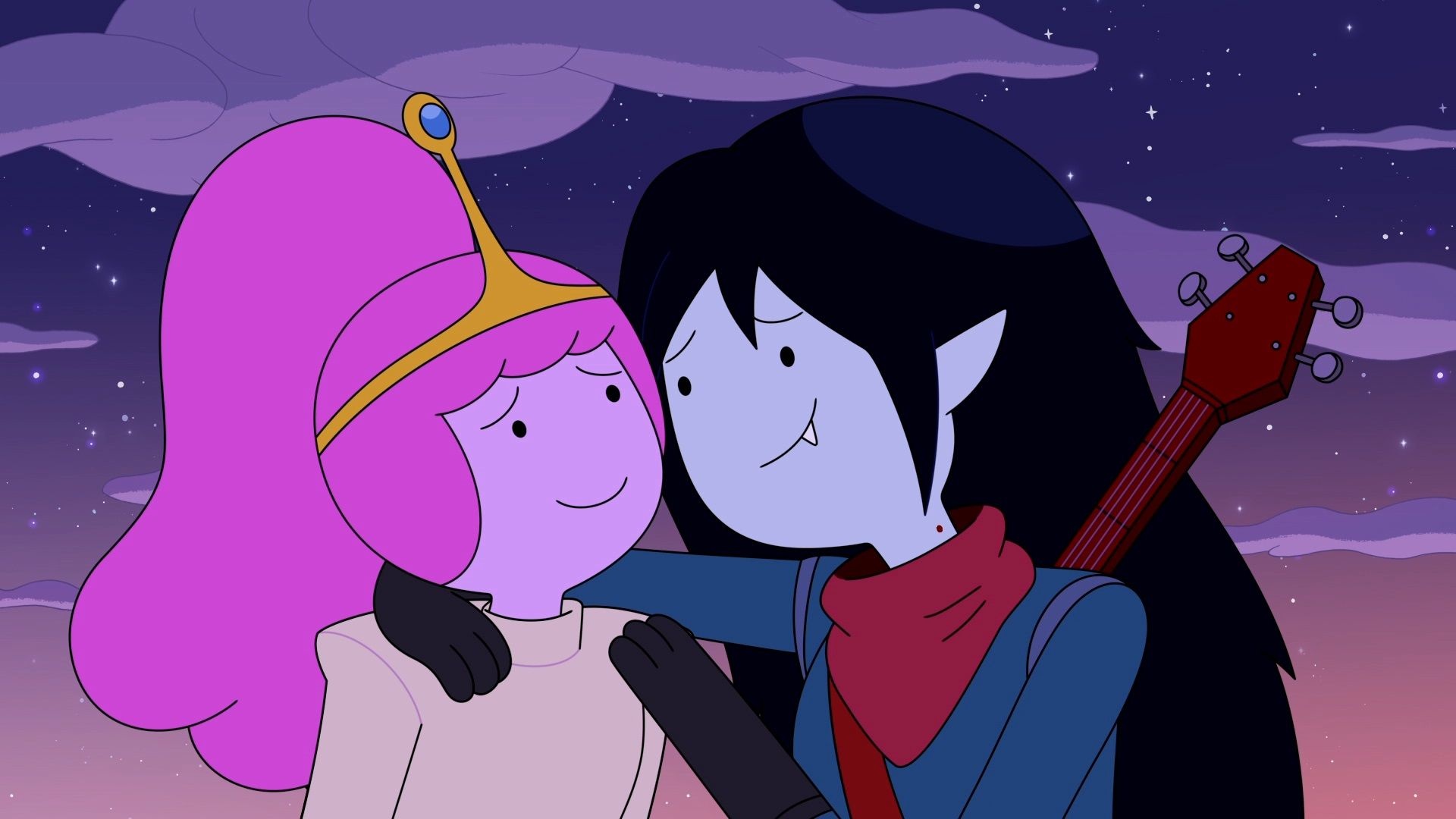 Adventure Time, Distant Lands, Bubblegum and Marceline, Animated series, 1920x1080 Full HD Desktop