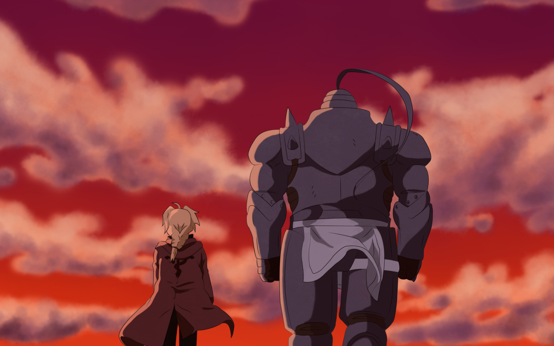 Anime characters, Edward Elric, Alphonse Elric, Manga art, 1920x1200 HD Desktop