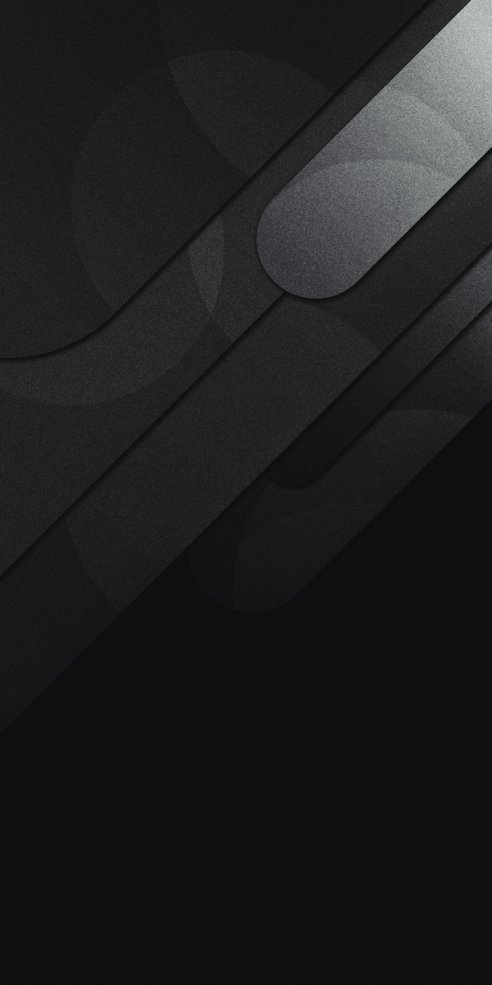 Minimalist black beauty, Sleek and modern, High definition darkness, Classy phone wallpapers, 1600x3200 HD Phone