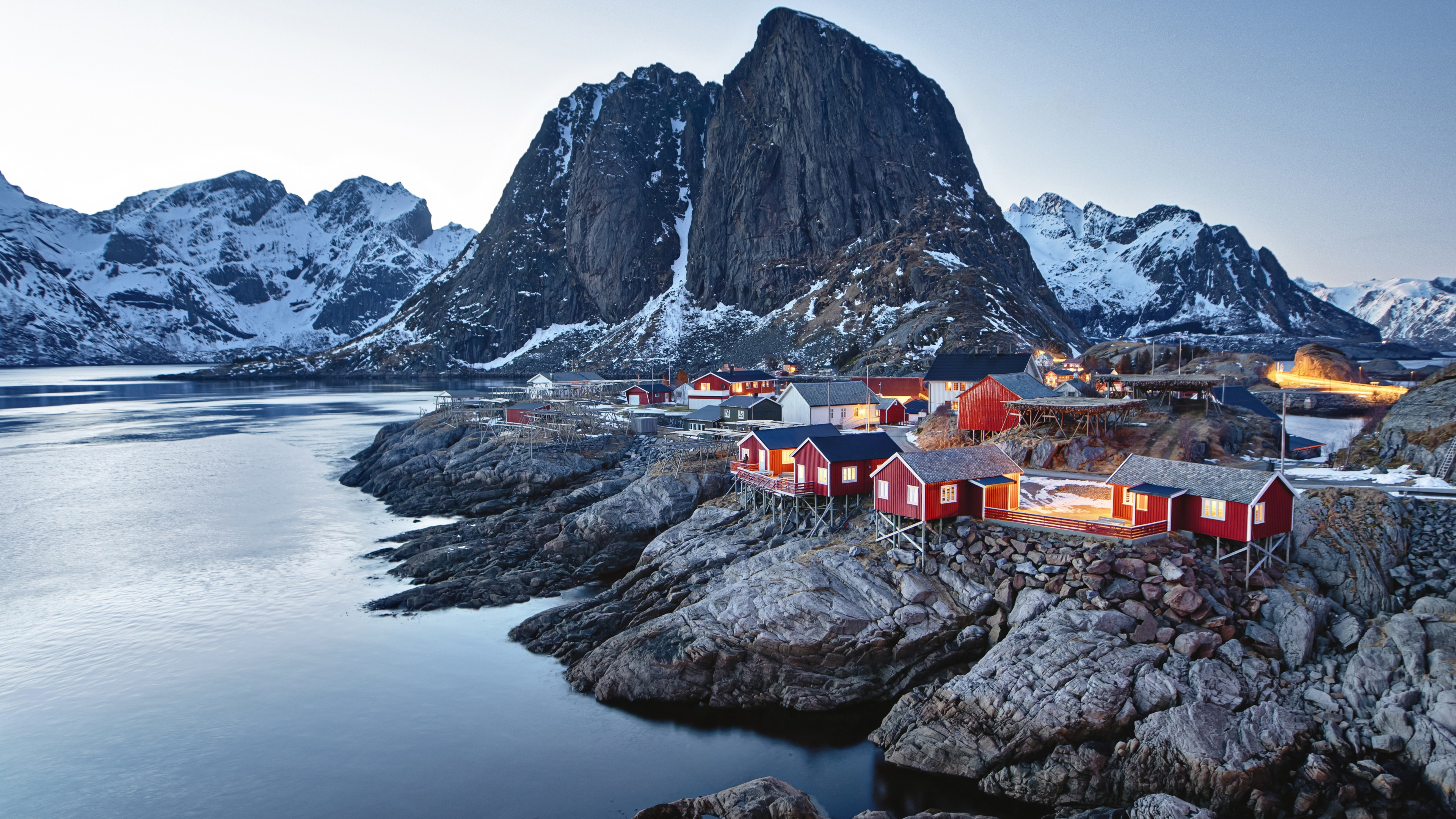 Lofoten, Towns Wallpaper, 3840x2160 4K Desktop