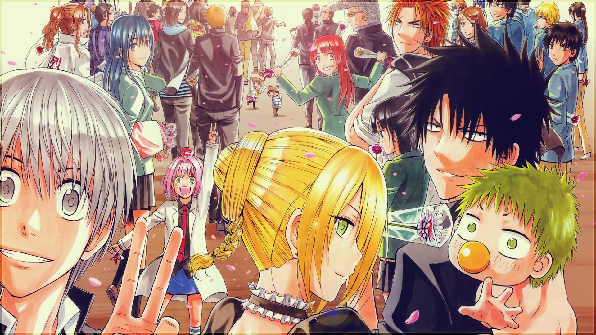 Beelzebub Anime, Action-packed wallpaper, Dark fantasy, Supernatural powers, 1920x1080 Full HD Desktop