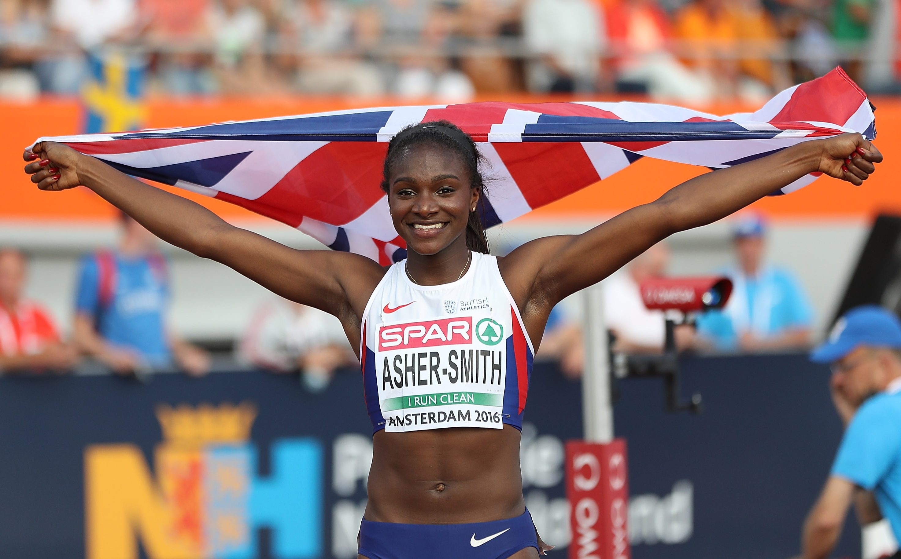 Dina Asher-Smith, London 2012 star, European gold winner, Rival warning, 2950x1830 HD Desktop