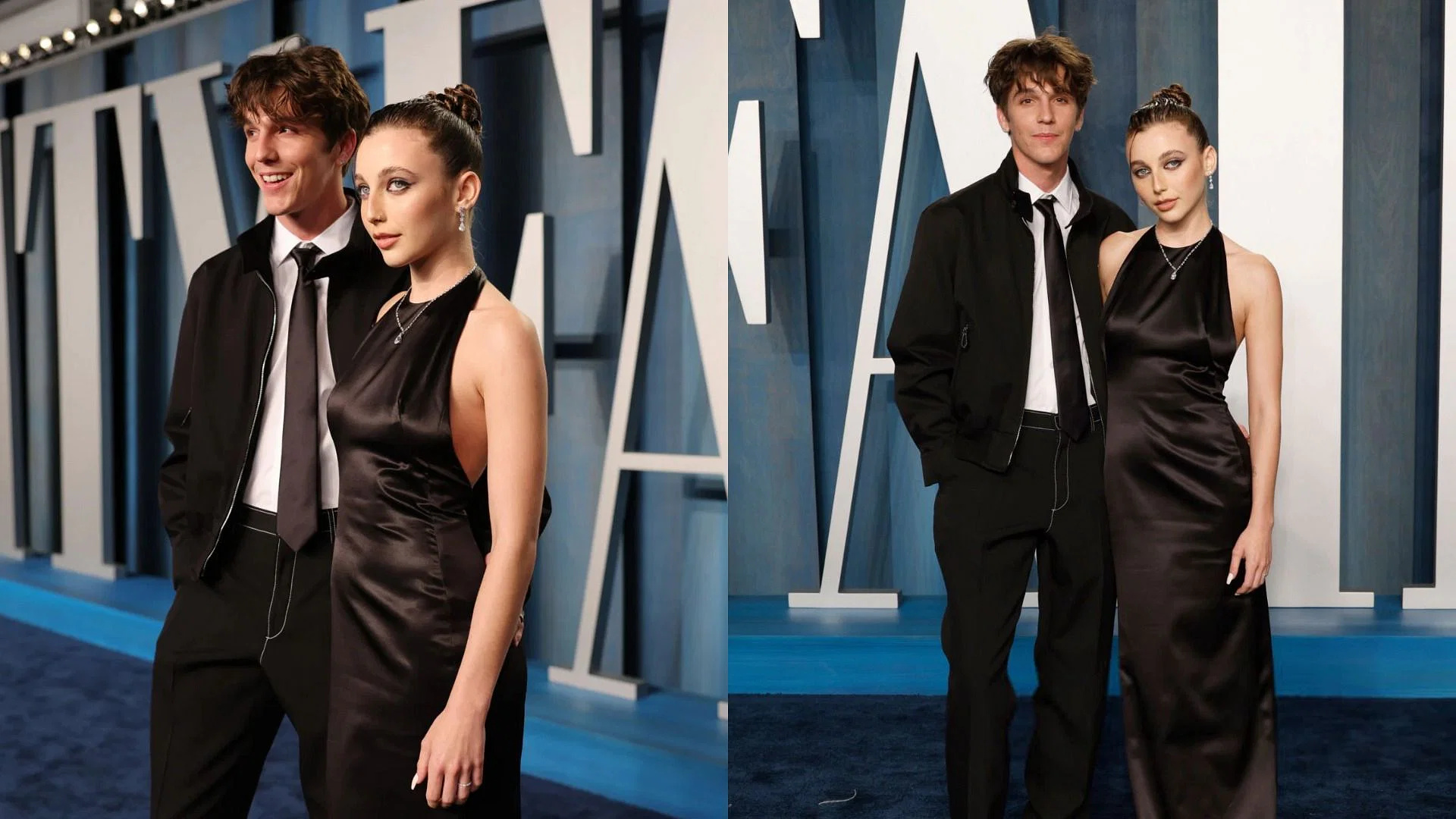 Emma Chamberlain, Tucker Pillsbury, Role model singer, Vanity Fair Oscars party, 1920x1080 Full HD Desktop