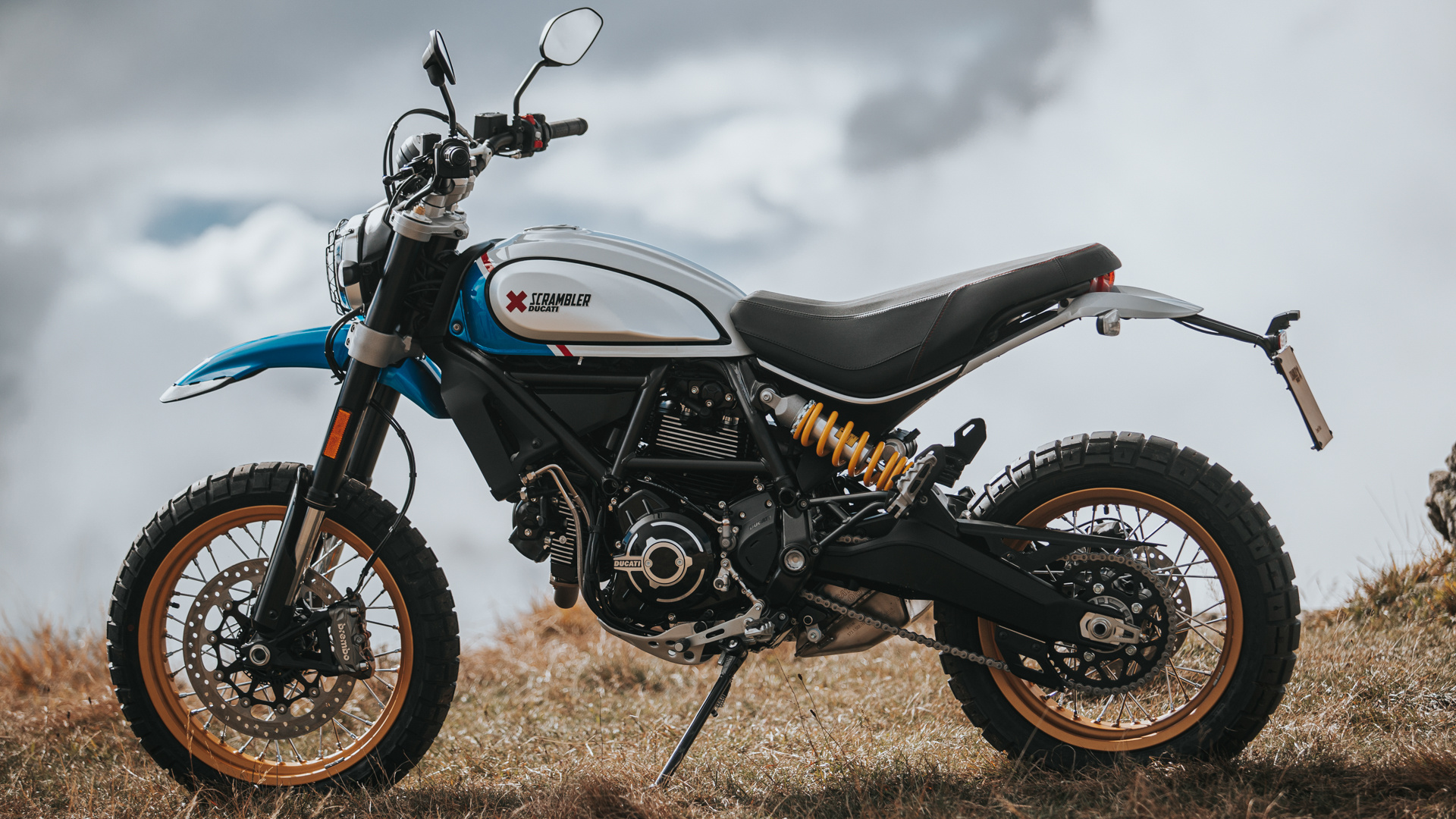 Ducati Scrambler Desert Sled, Scrambler family, Stylish aesthetics, Powerful performance, 1920x1080 Full HD Desktop