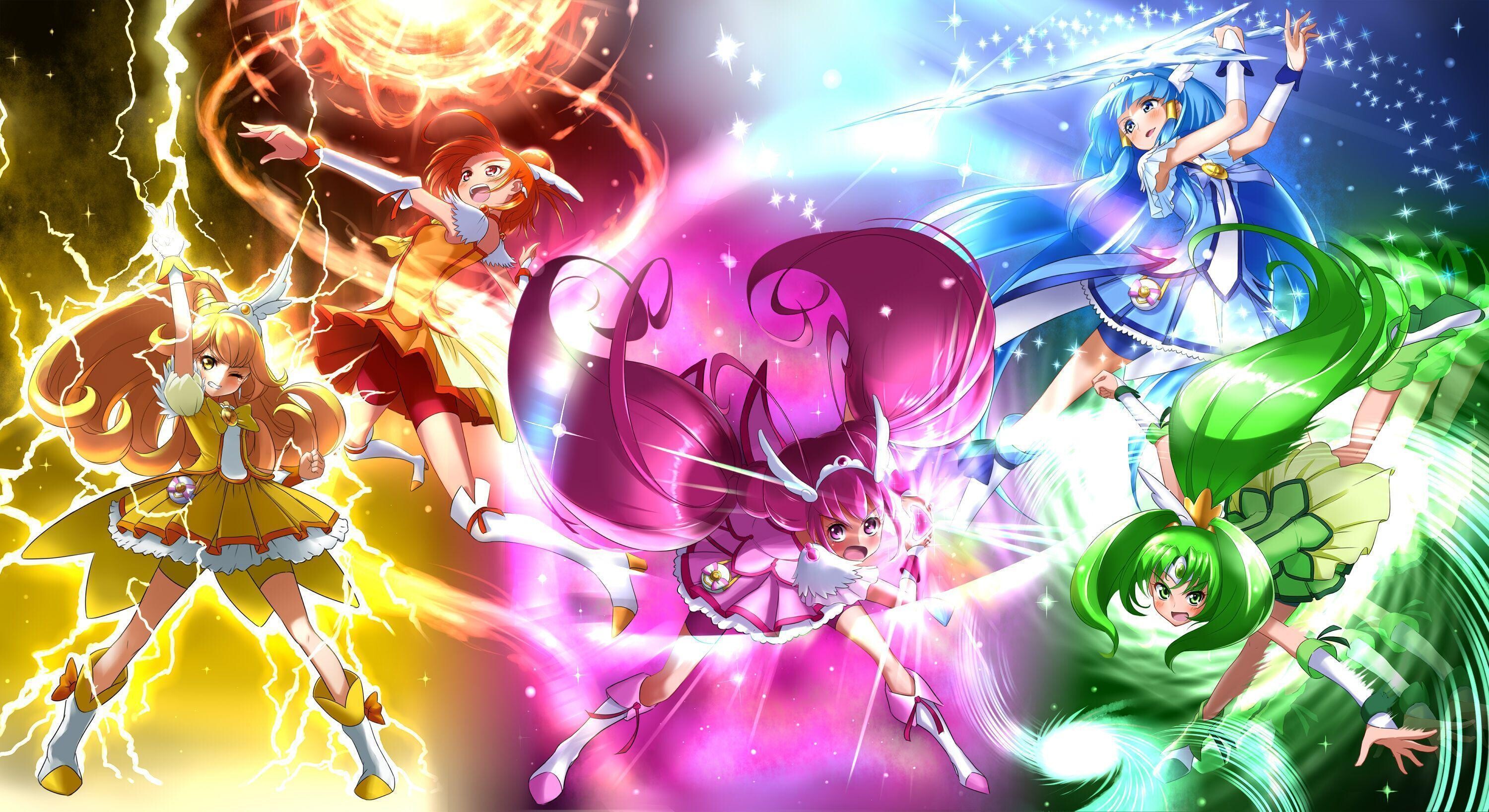 Glitter Force, Glitter Force wallpapers, 3000x1640 HD Desktop