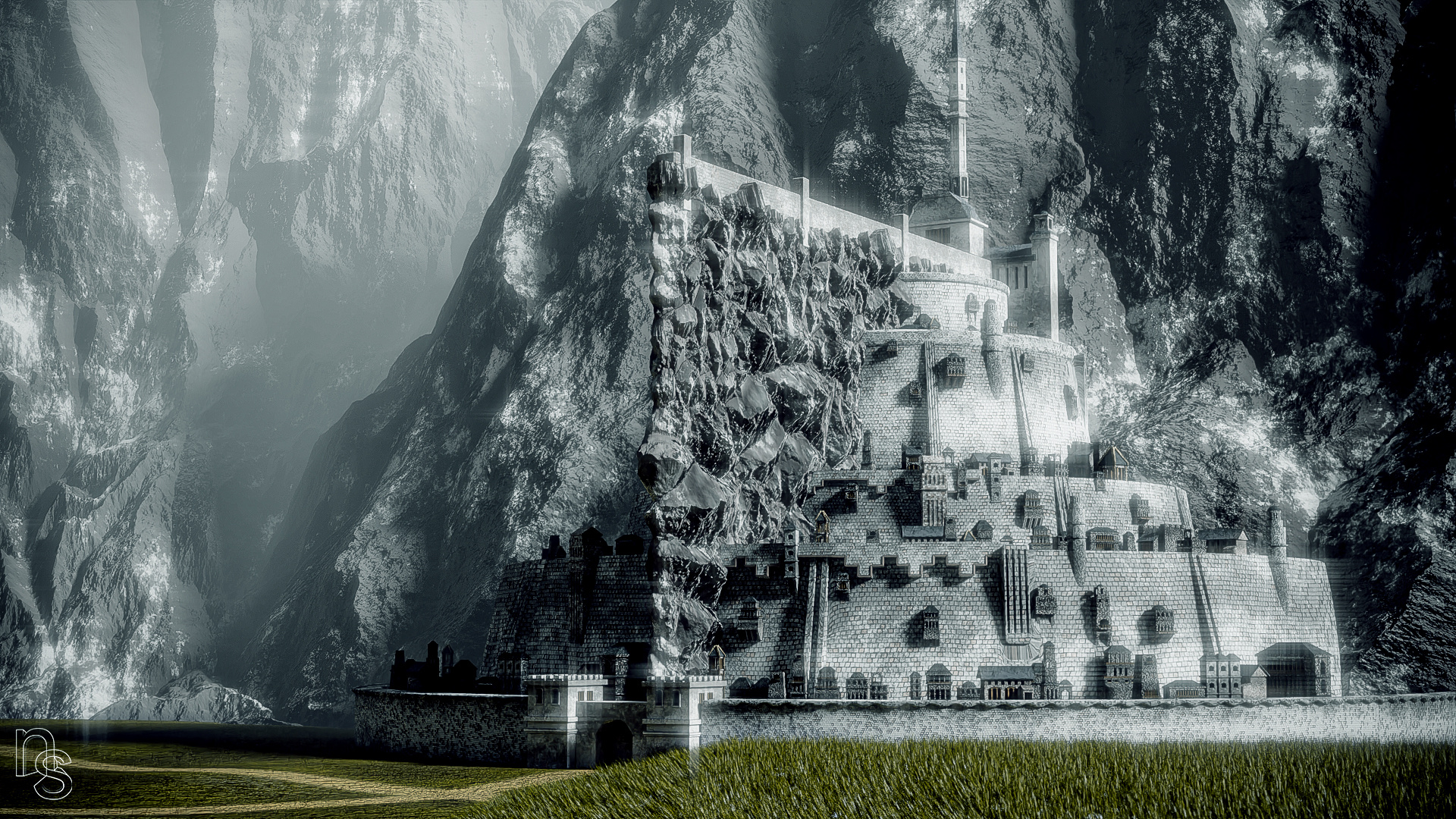 Download Tirith images, Lord of the Rings wallpaper, Epic fantasy, Middle-earth scenery, 1920x1080 Full HD Desktop