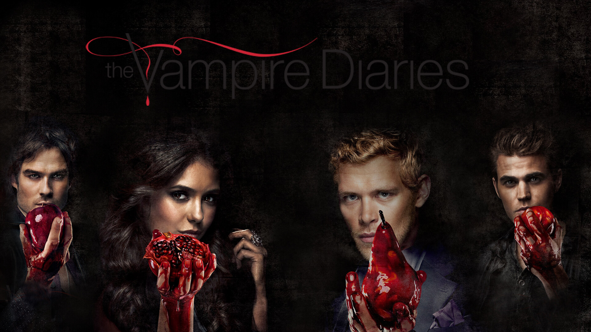 Vampire Diaries series, Delena, Intense love story, Emotional connection, 1920x1080 Full HD Desktop