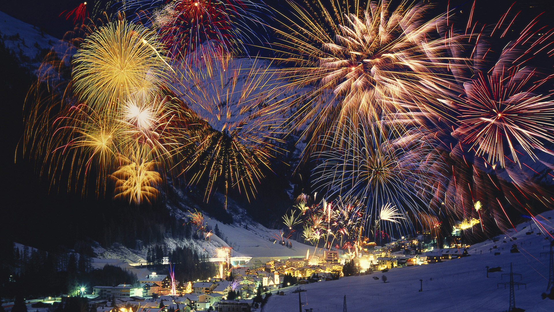 HD firework wallpapers, Vibrant colors, Festive display, Firework art, 1920x1080 Full HD Desktop