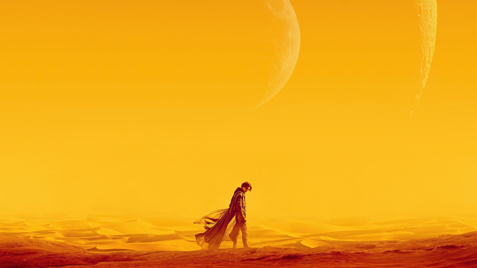 Paul Atreides, Dune movie, Alien planet, Fascinating dunes, 1920x1080 Full HD Desktop