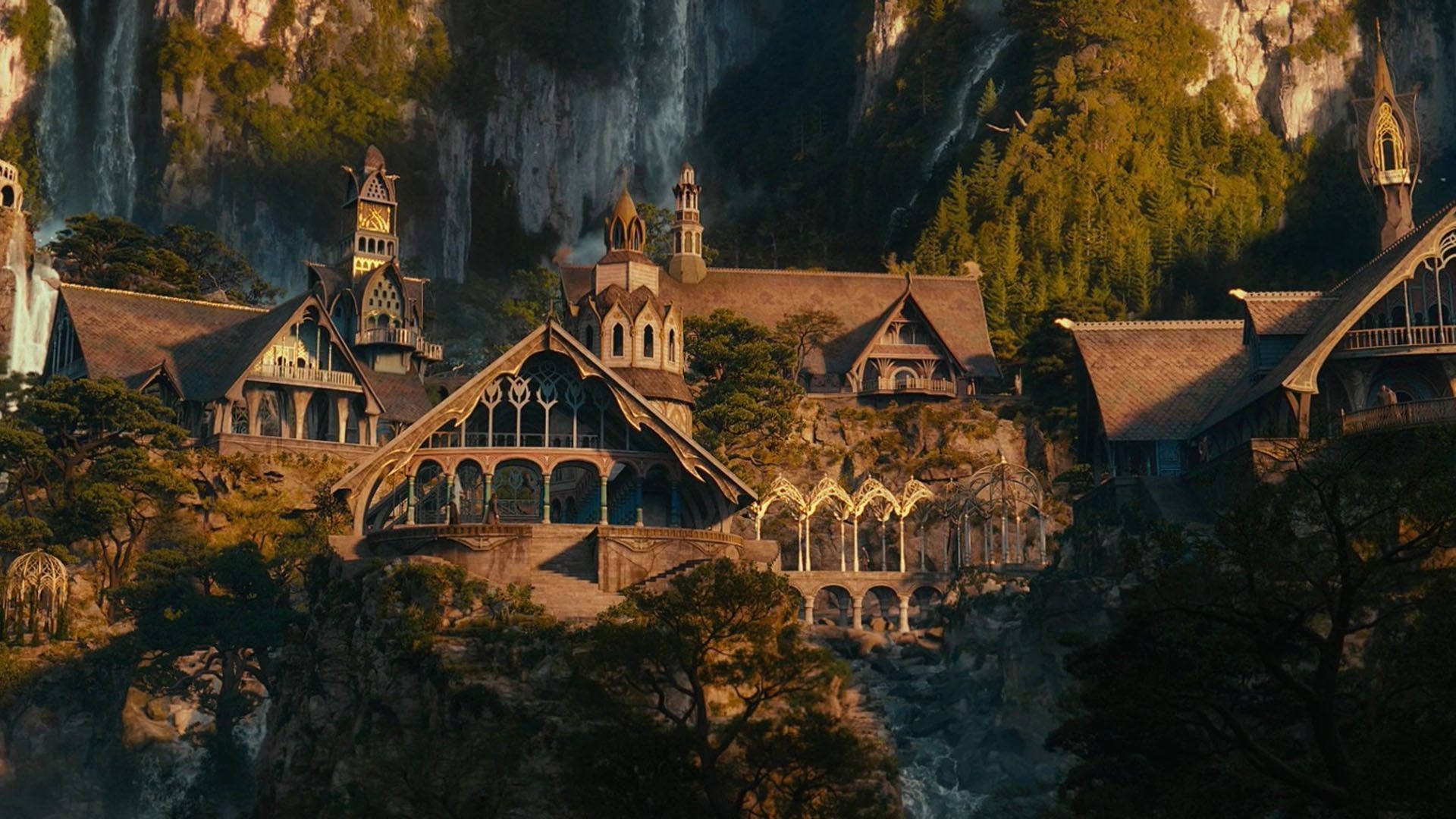 Rivendell, HD wallpapers, Ethereal beauty, Middle-earth, 1920x1080 Full HD Desktop