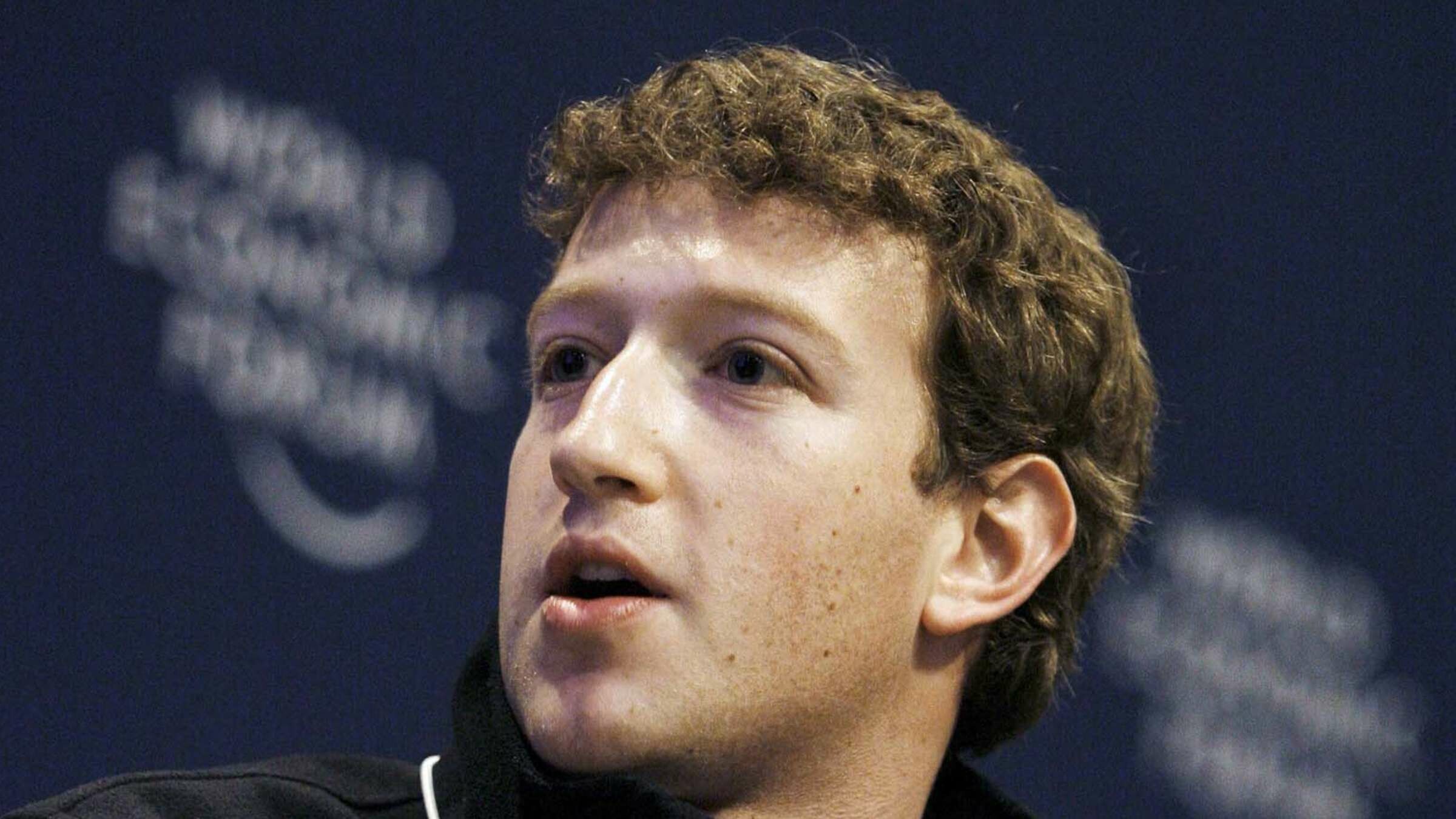 WEF 2009, Mark Zuckerberg Wallpaper, 2400x1350 HD Desktop