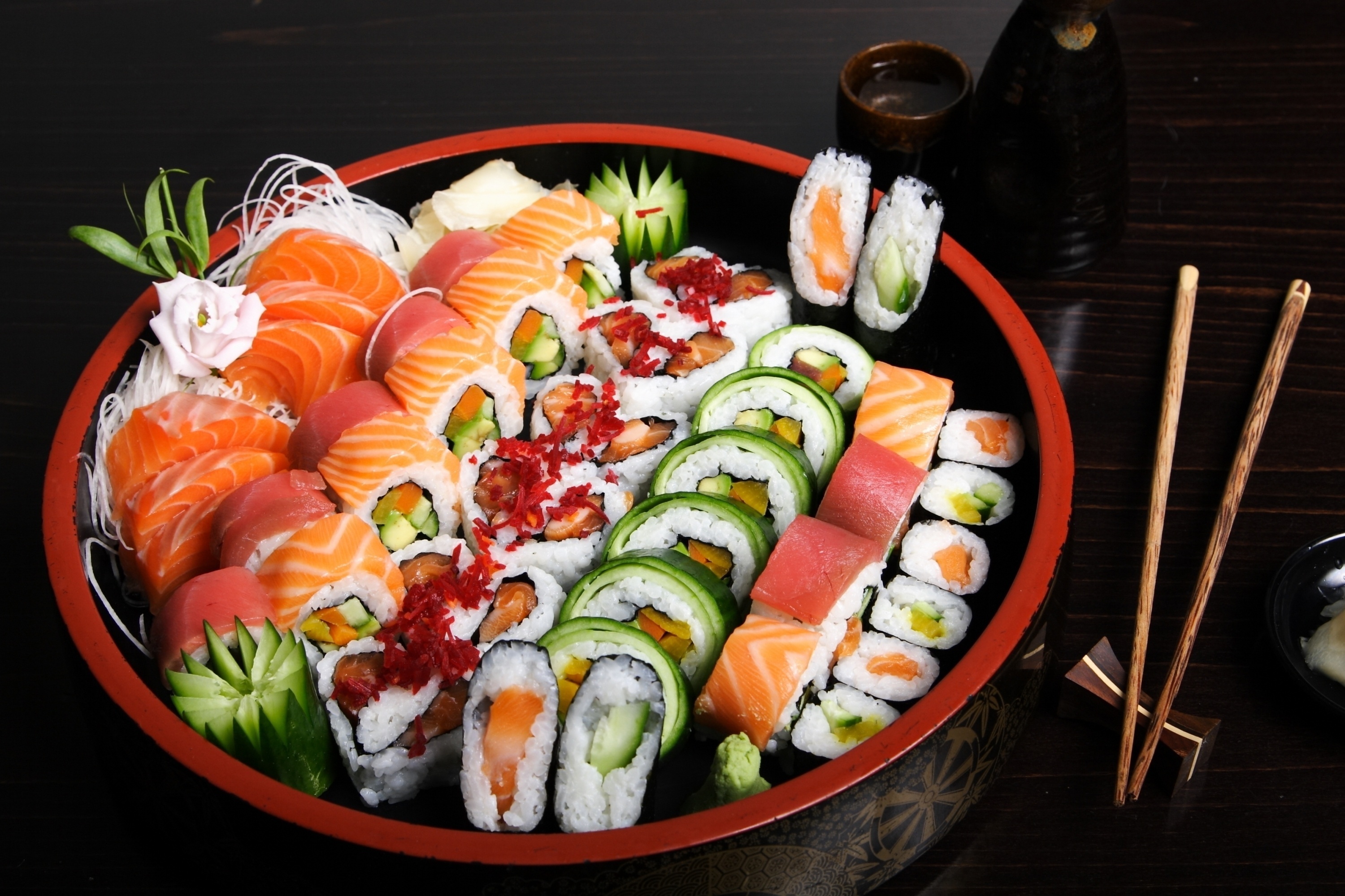 Sushi HD wallpaper, Striking background, Visual appeal, High-quality image, 3000x2000 HD Desktop