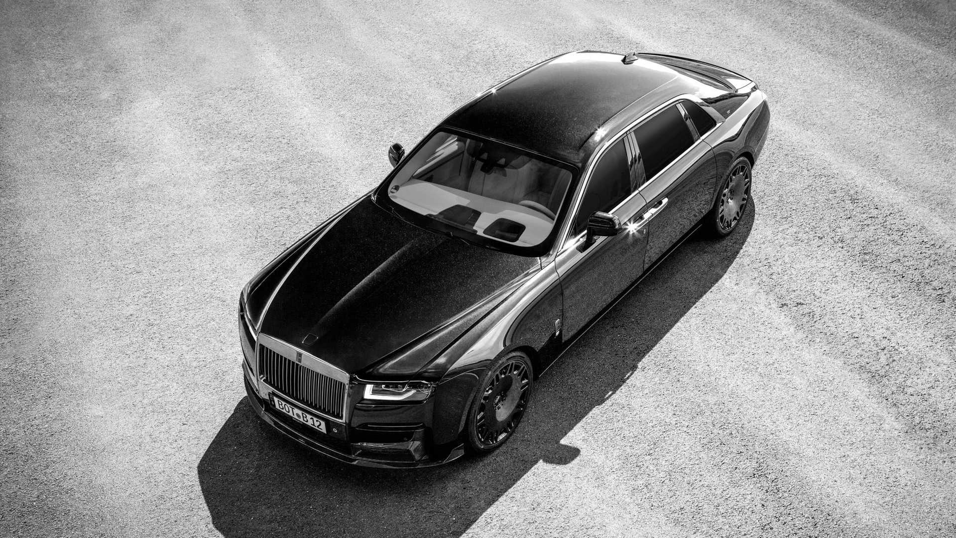 Rolls-Royce Ghost, Stylish wheels, Carbon fiber package, Luxury experience, 1920x1080 Full HD Desktop