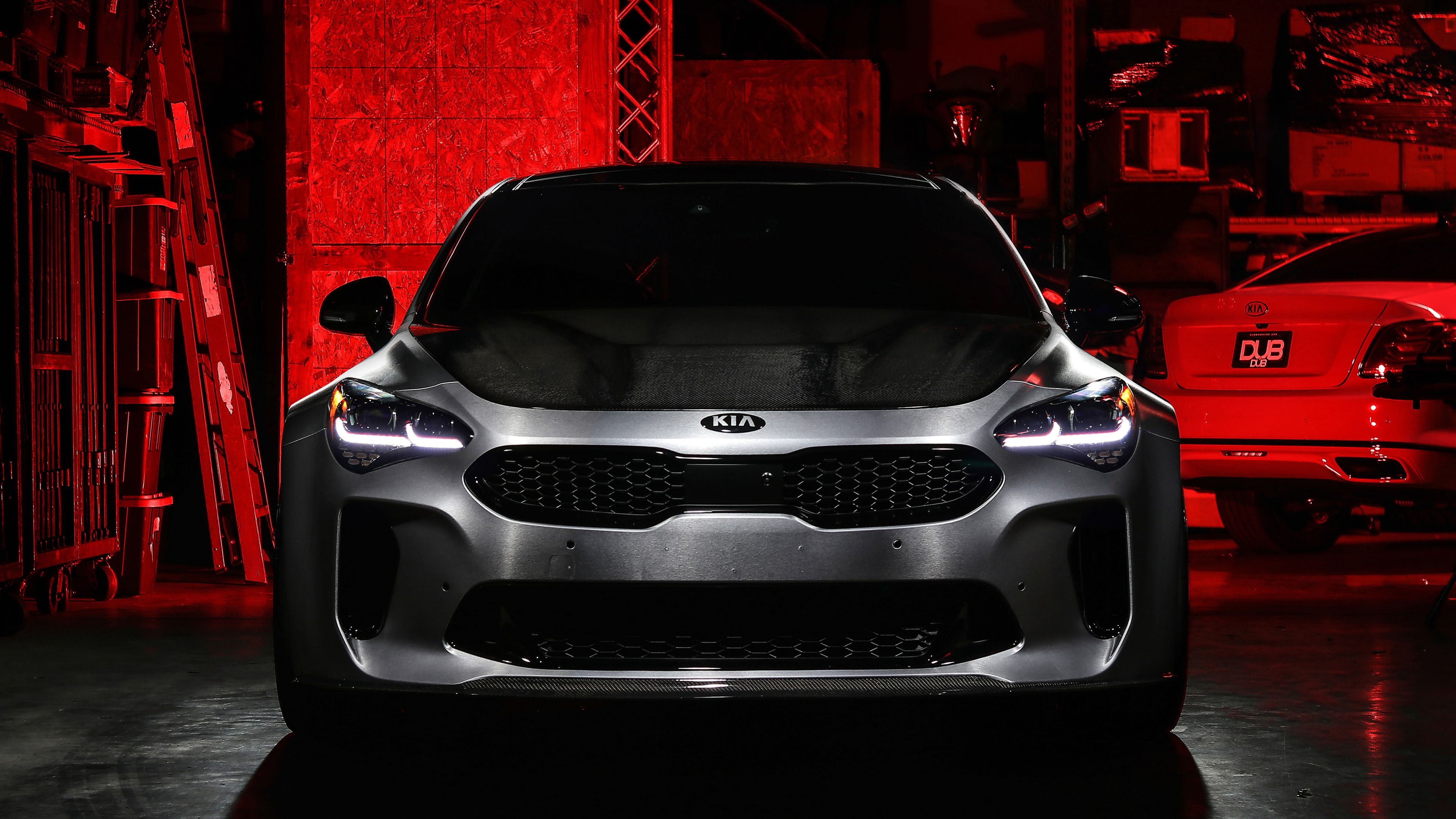 Kia Stinger, Sports car, 4K wallpapers, Speed and performance, 3840x2160 4K Desktop