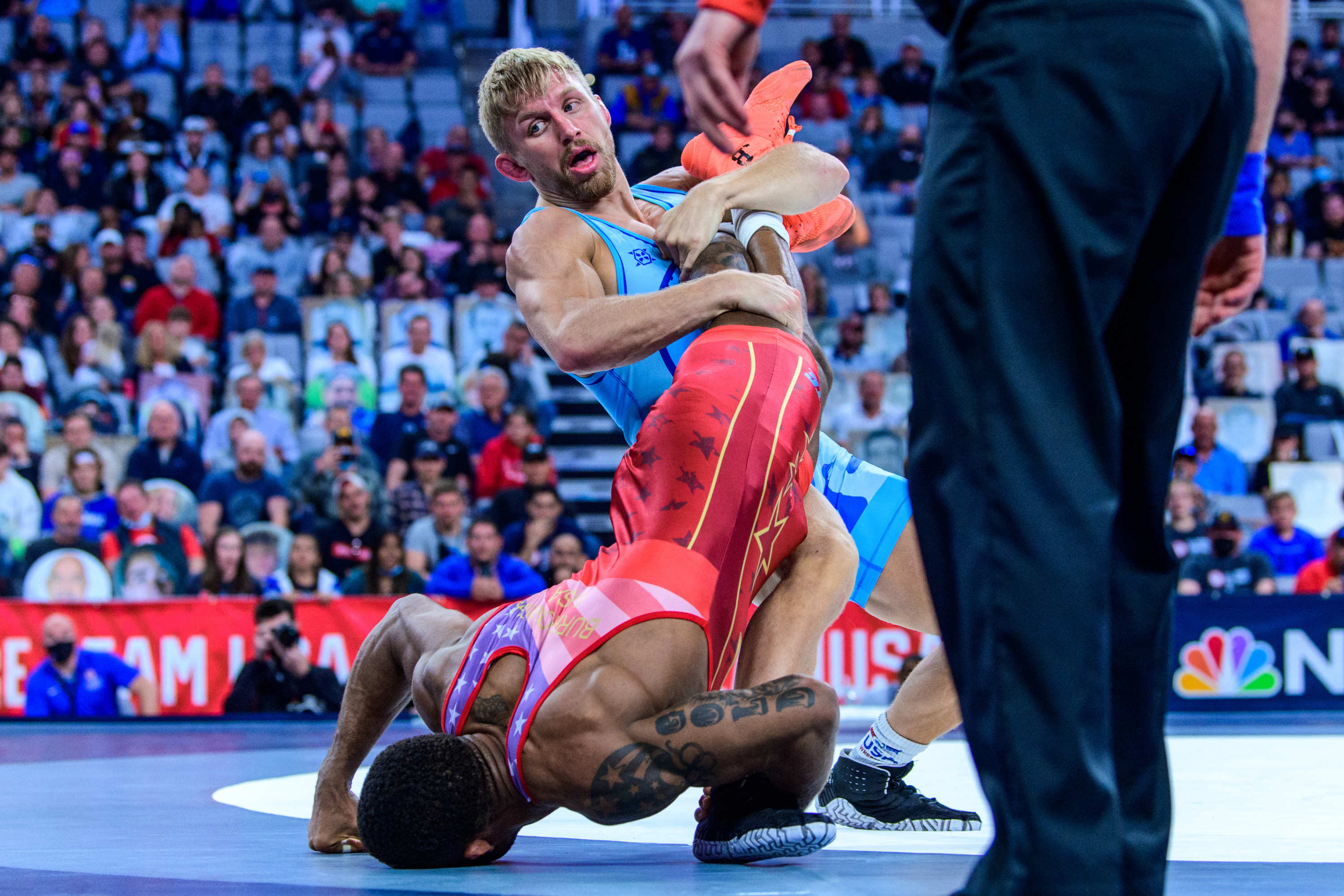 Kyle Dake vs Jordan Burroughs, Wrestling showdown, NCAA rivalry, Epic match, 3000x2000 HD Desktop