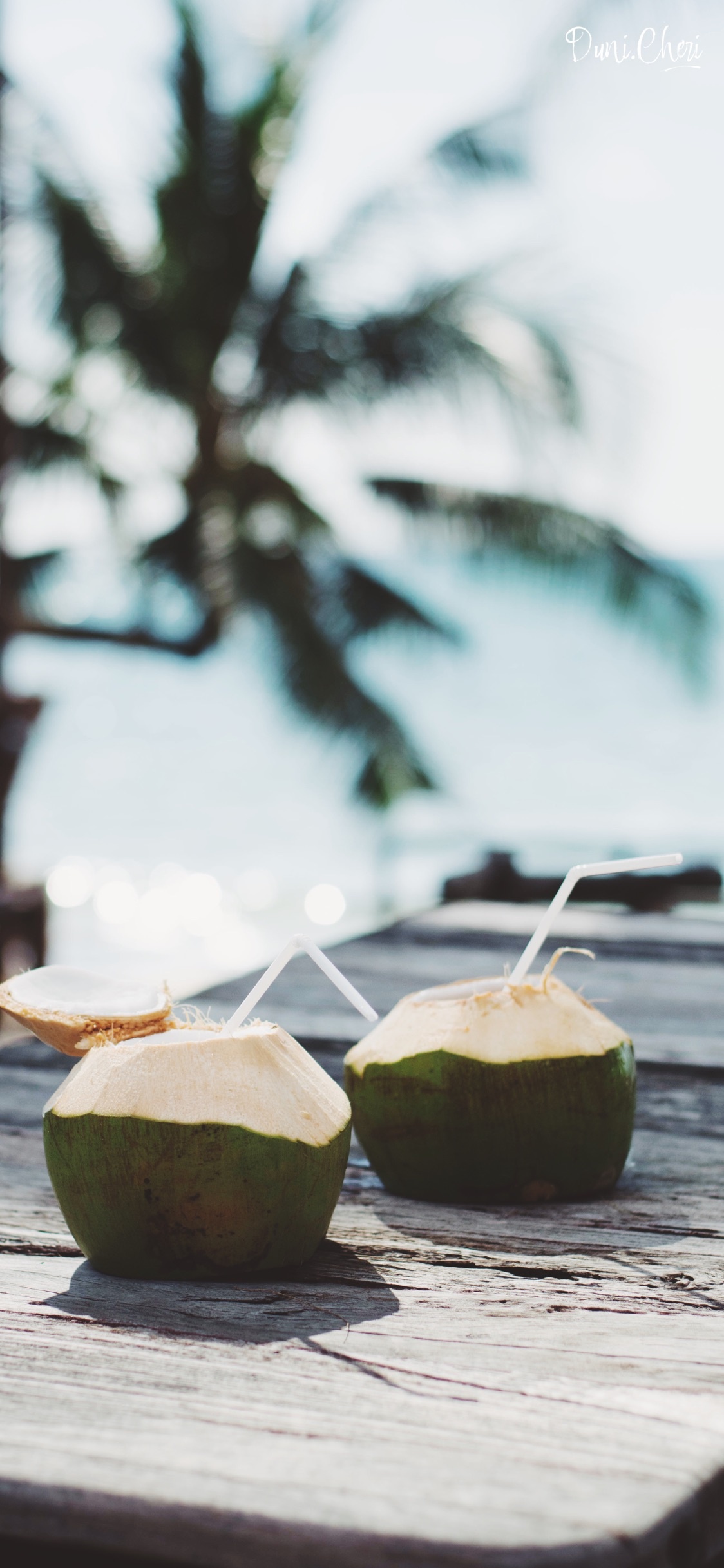 Coconut, Summer vibes, Fresh fruit, Tropical paradise, 1130x2440 HD Phone