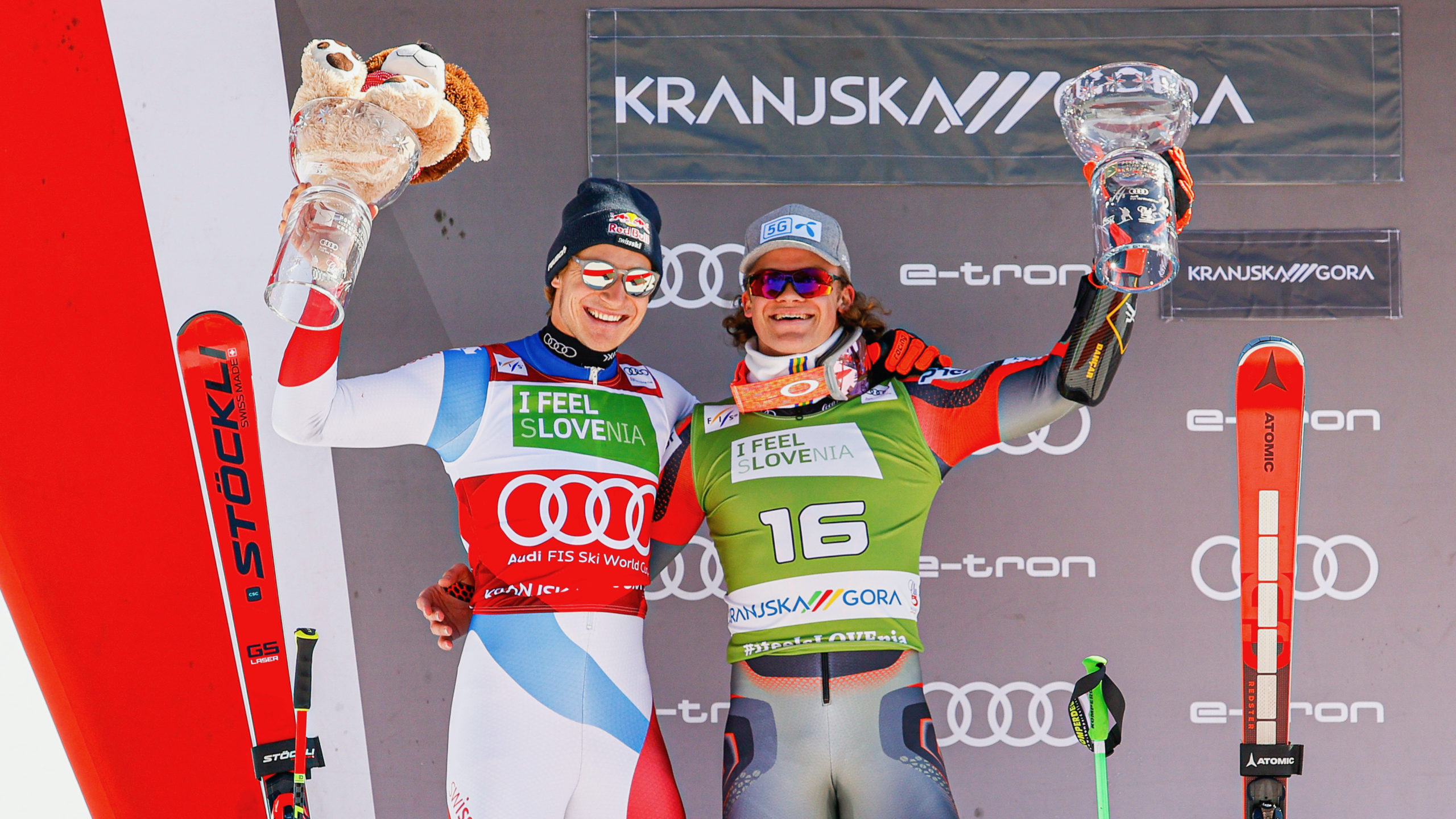 Lucas Braathen, Marco Odermatt Wallpaper, 2560x1440 HD Desktop