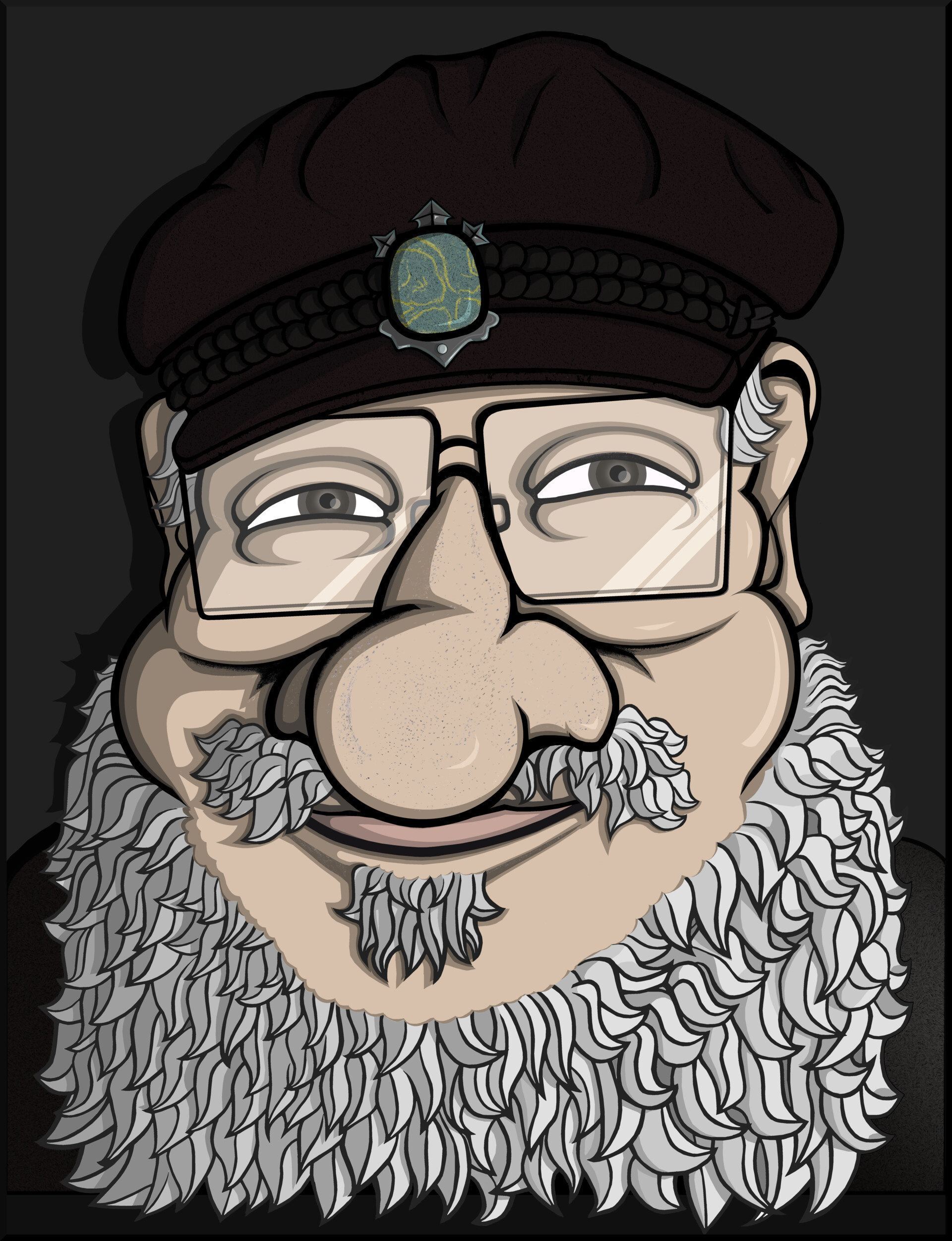 George R. R. Martin, ArtStation, George Martin, 1920x2510 HD Phone