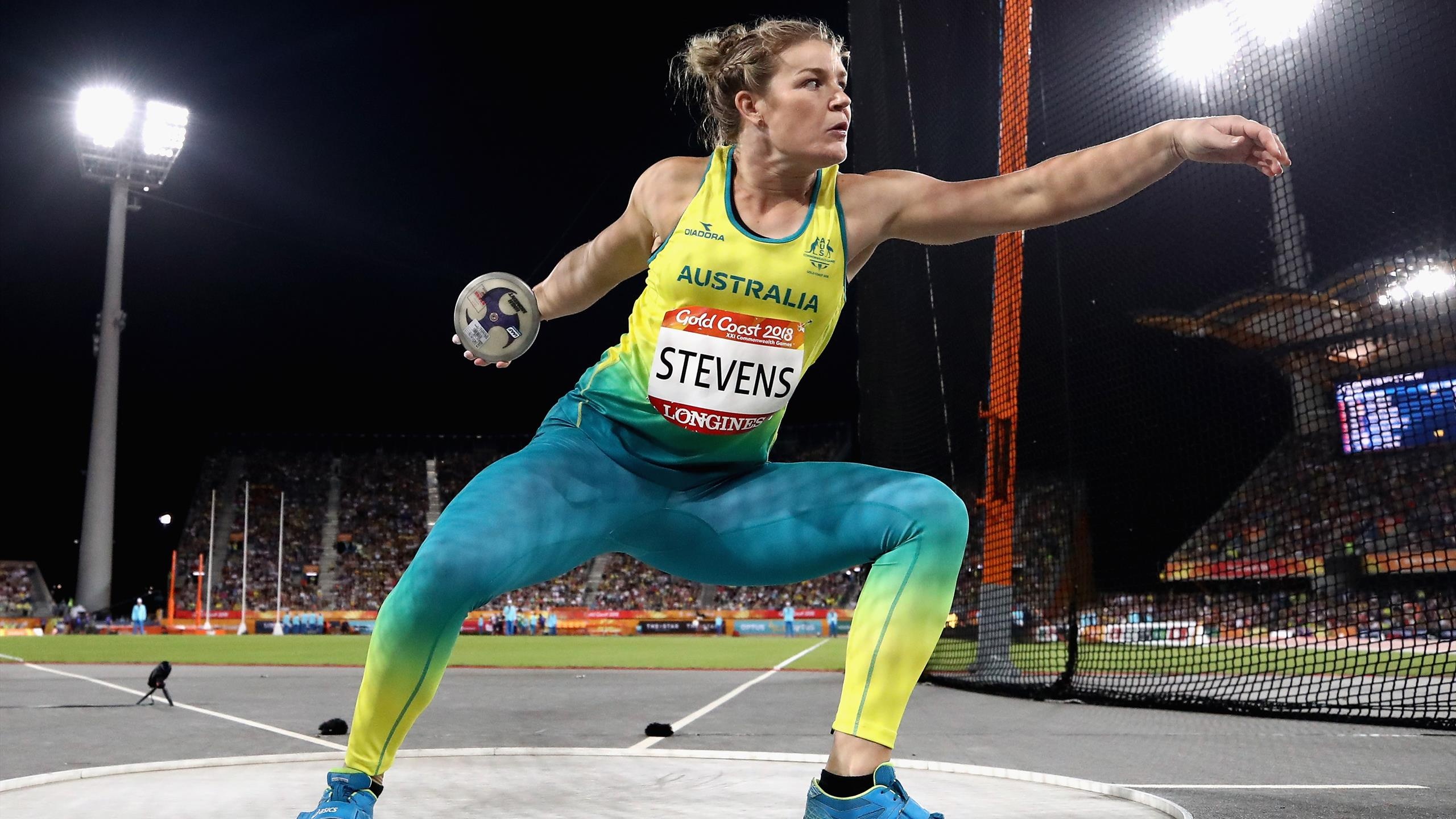 Dani Stevens, Diamond League athlete, Season opener, Showdown with Perkovic, 2560x1440 HD Desktop