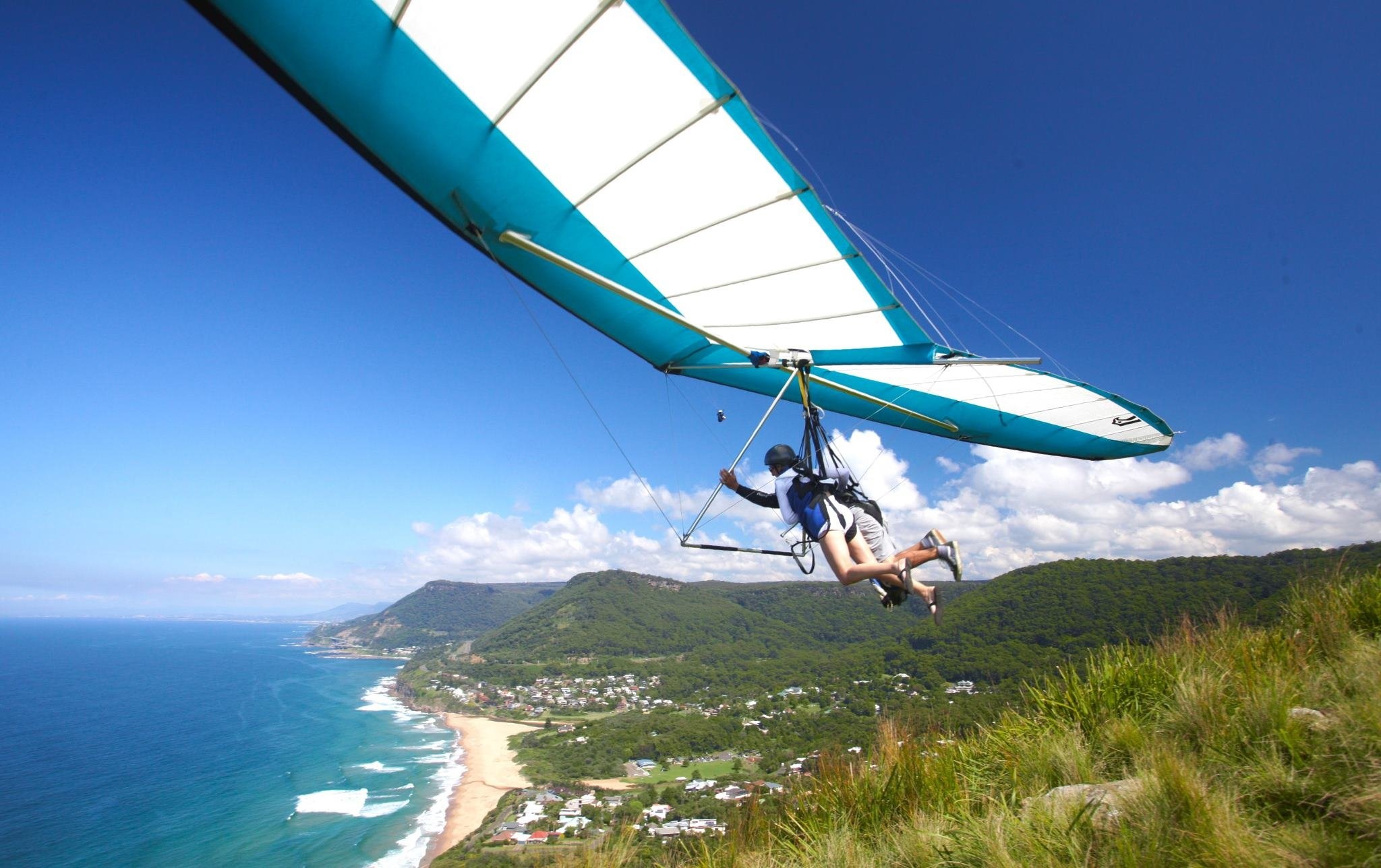 Extreme sport glider, Thrilling hang gliding, Desktop wallpaper download, Mobile backgrounds for adventurers, 2050x1290 HD Desktop