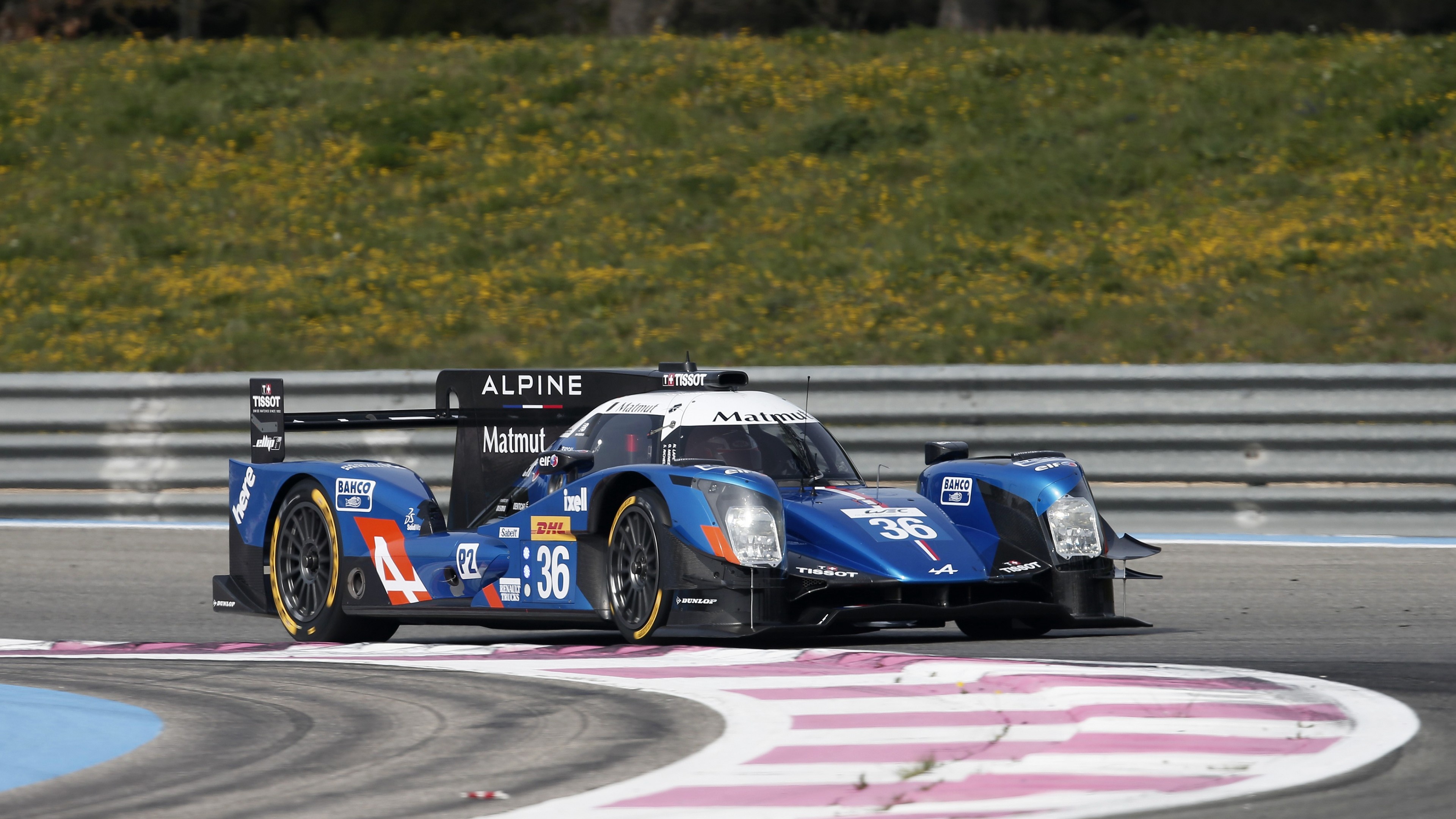 Alpine A460, Endurance Racing Wallpaper, 3840x2160 4K Desktop