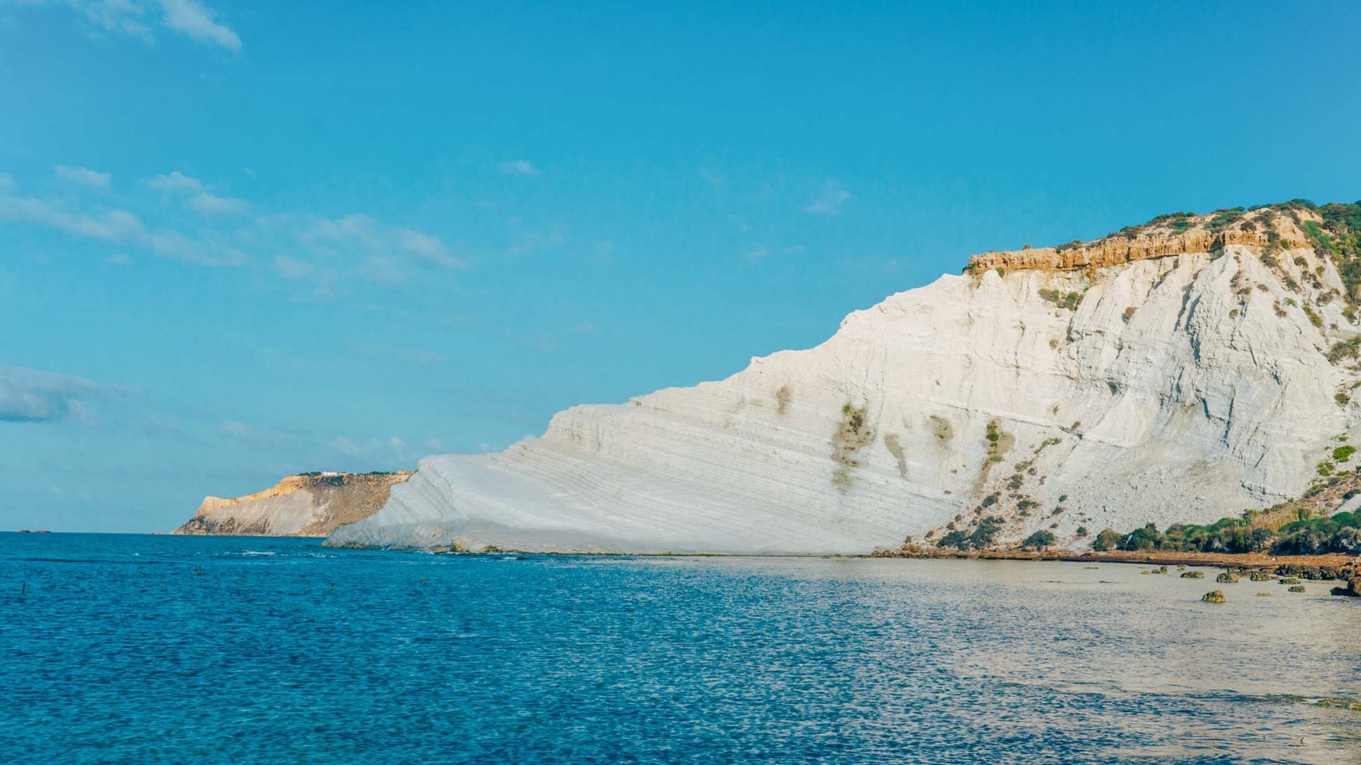 Scala dei Turchi, Sicilia, Mazara del Vallo, Sporting Club Village, 1920x1080 Full HD Desktop