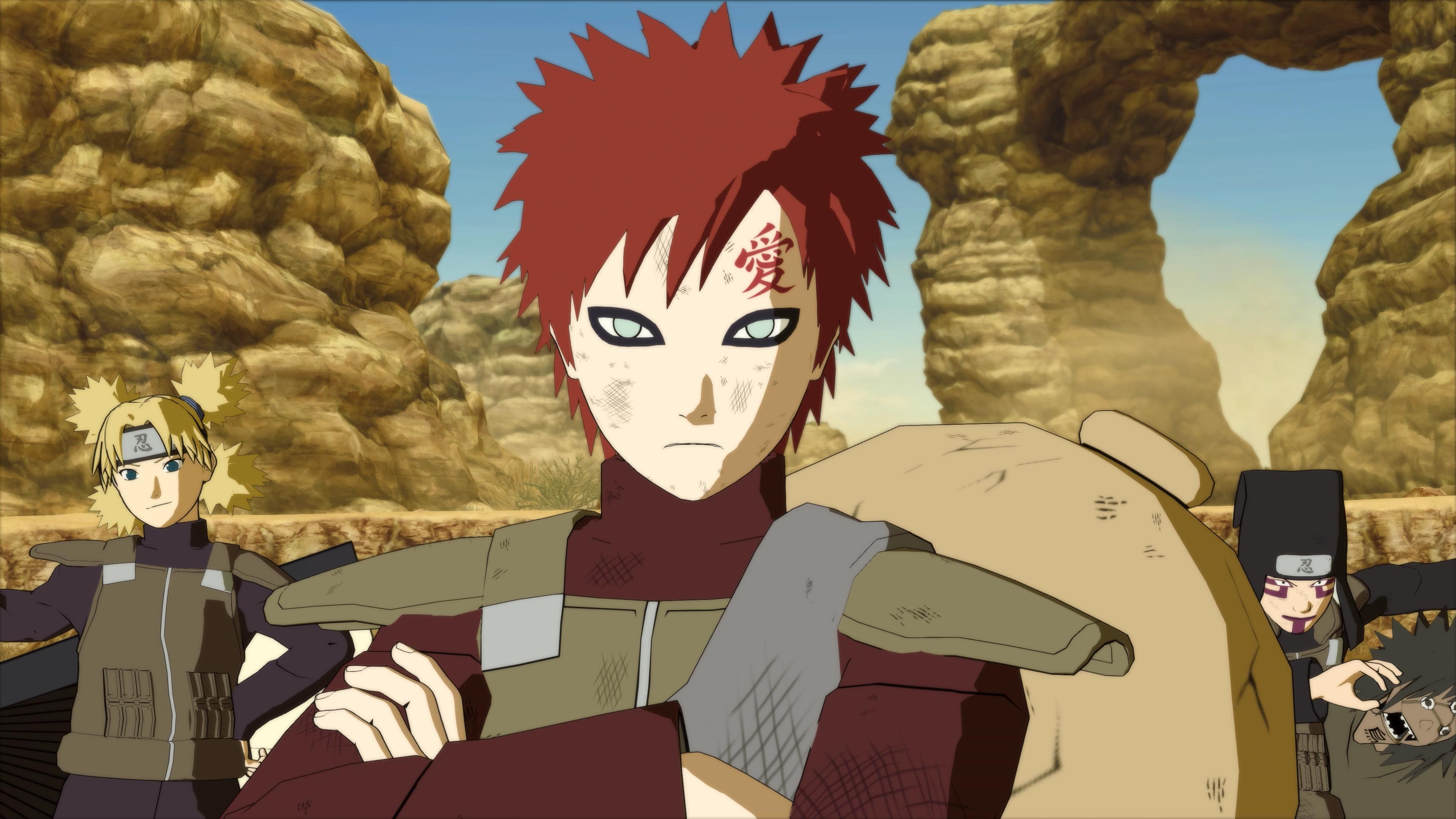 Gaara, Sand siblings, Naruto Shippuden ultimate ninja storm 4, 3840x2160 4K Desktop