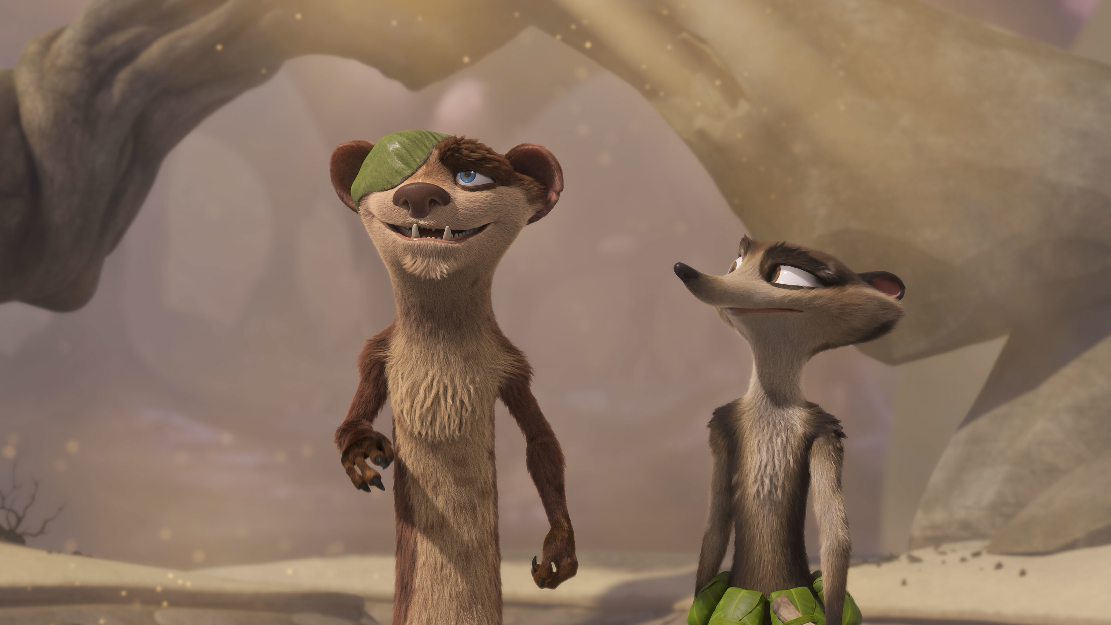 Buck and Zee, Ice Age: Adventures of Buck Wild Wallpaper, 3840x2160 4K Desktop