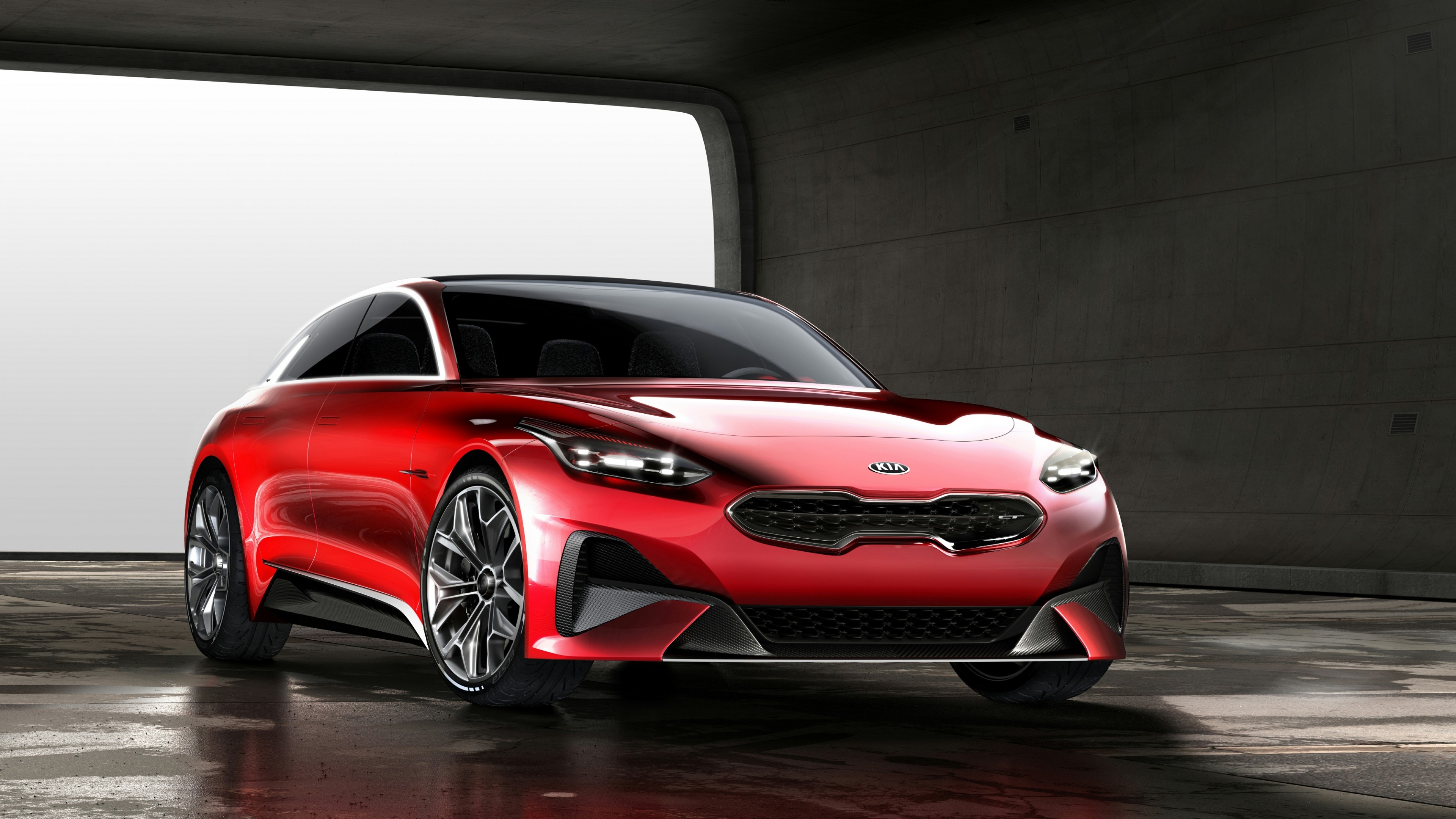 Kia Go concept, 2018 cars, Kia Stinger GT, 3840x2160 4K Desktop