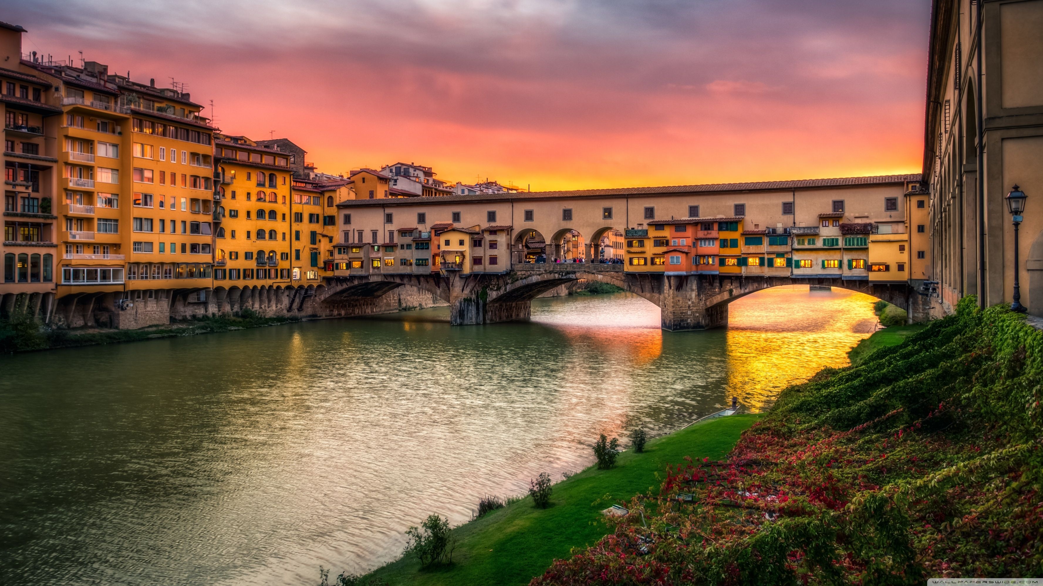 Ponte Vecchio, Florence Wallpaper, 3560x2000 HD Desktop