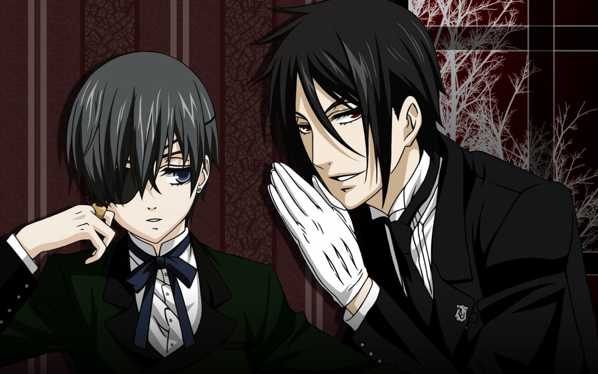 Ciel and Sebastian, Black Butler wallpaper, Anime wallpapers, Elegant visuals, 1920x1200 HD Desktop