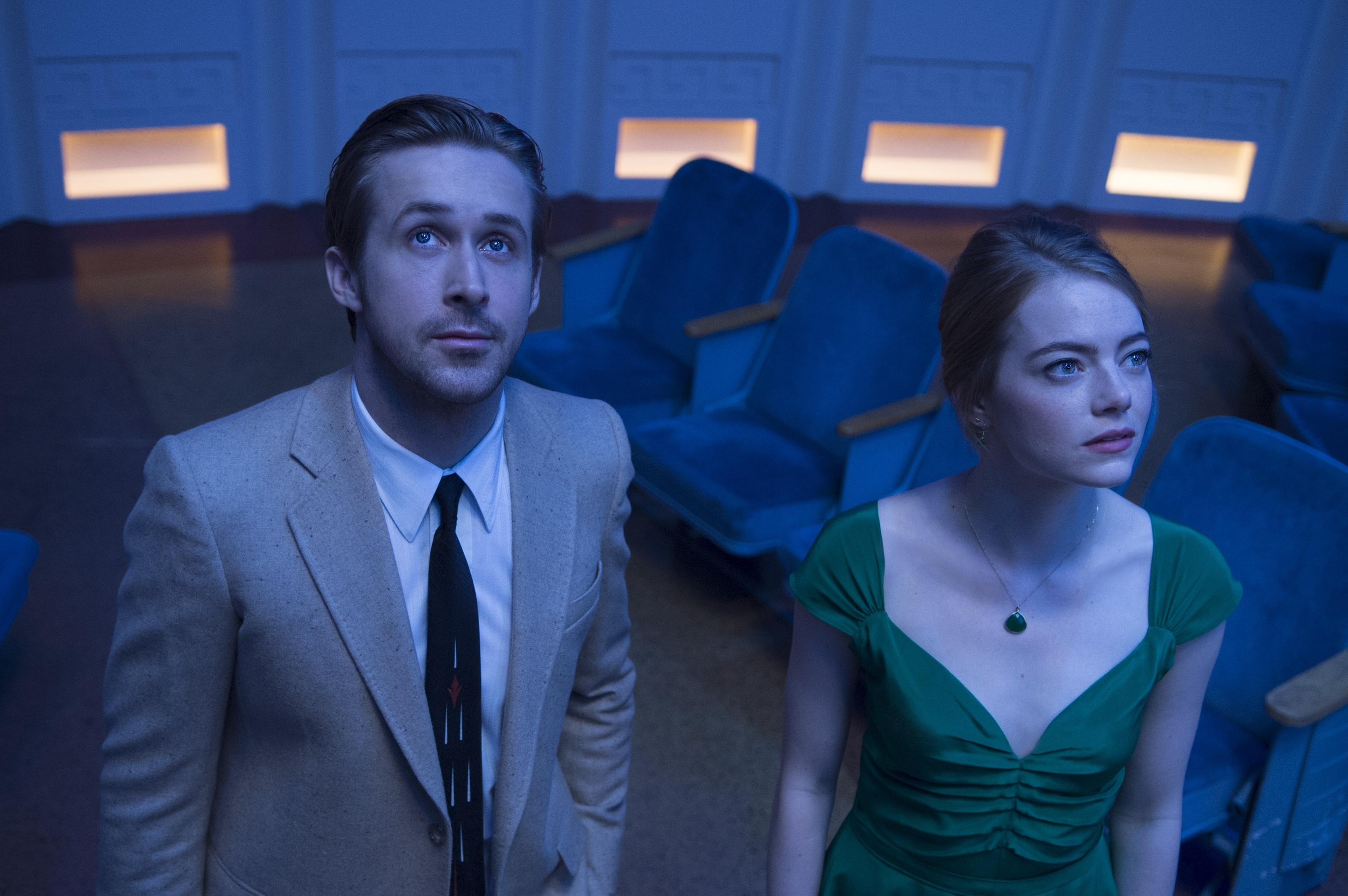 Backstage exclusive, Ryan Gosling, Emma Stone, La La Land, 3200x2130 HD Desktop