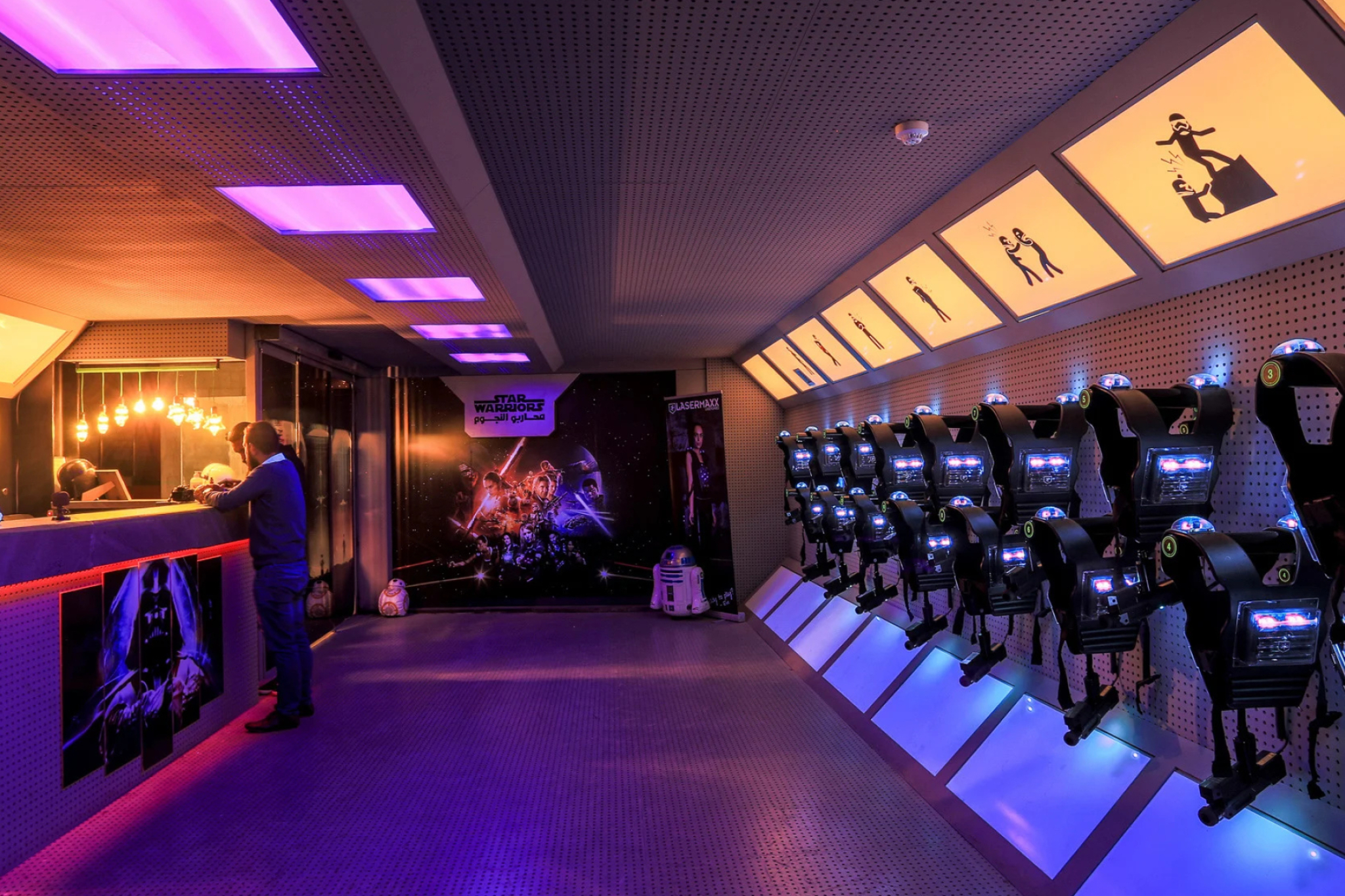 Laser tag, Immersive arena, Daldesign company, Laser game, 2050x1370 HD Desktop
